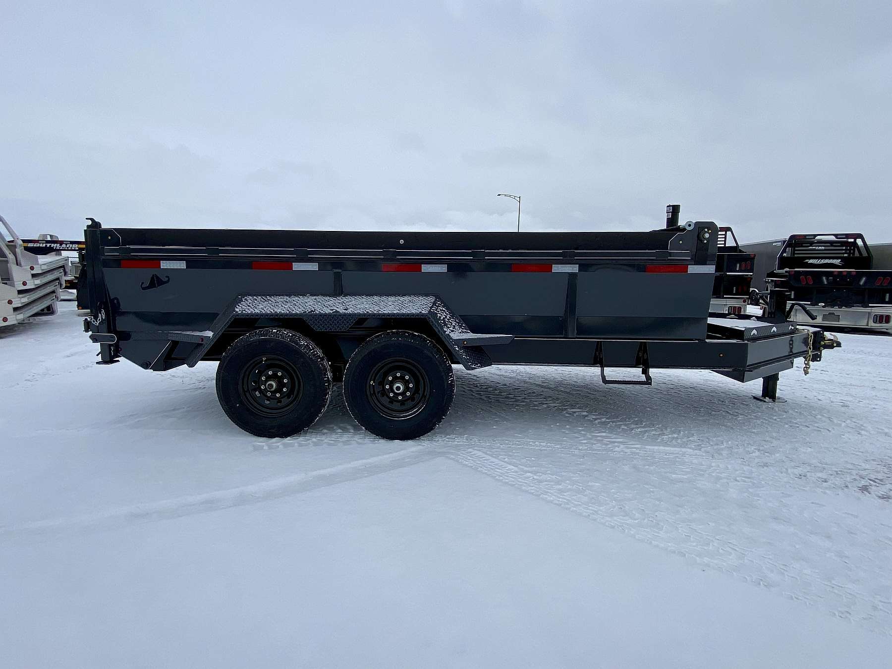 2026 Oasis 7'x14' Telescopic Lift Dump Trailer