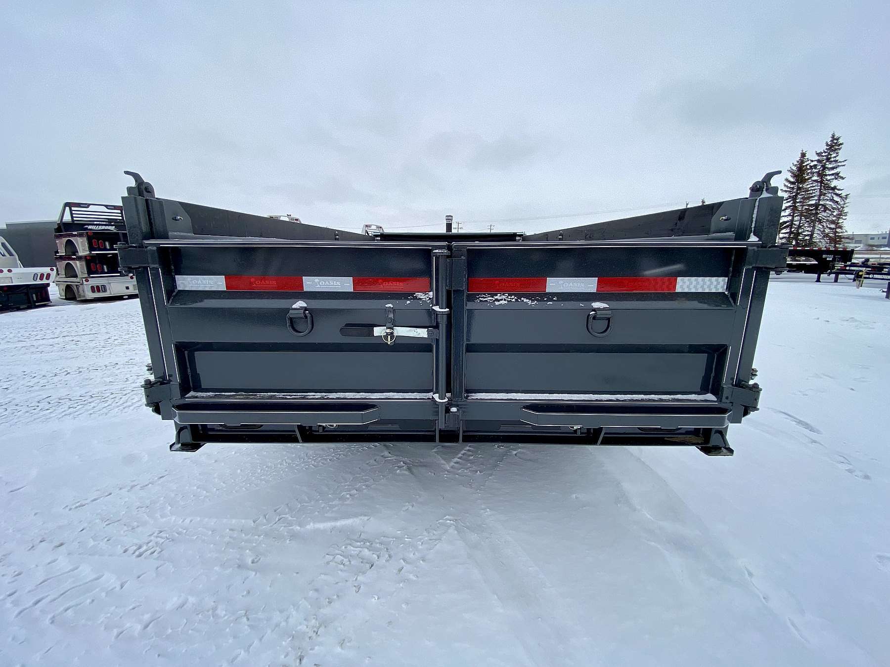 2026 Oasis 7'x14' Telescopic Lift Dump Trailer