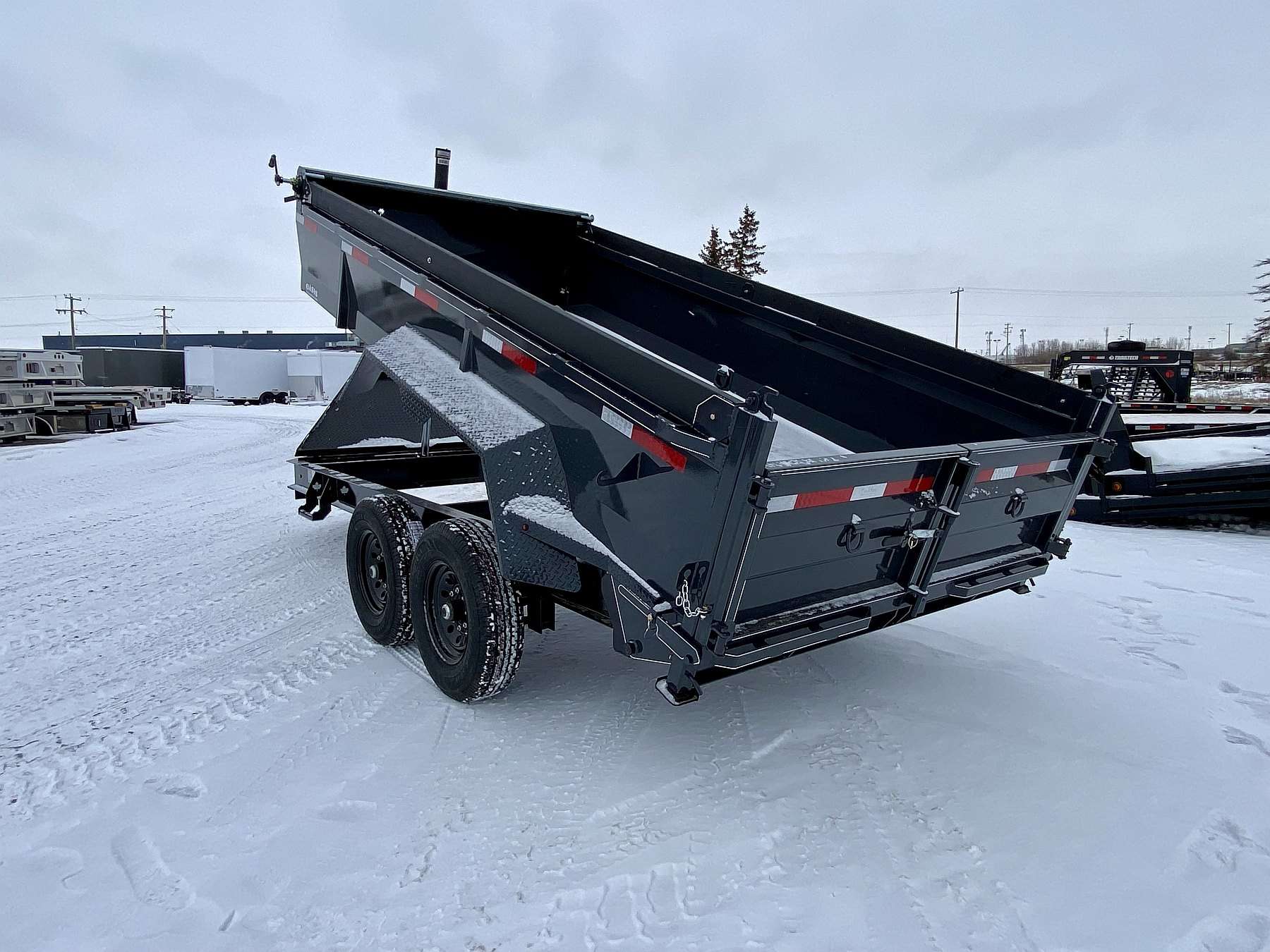 2026 Oasis 7'x14' Telescopic Lift Dump Trailer