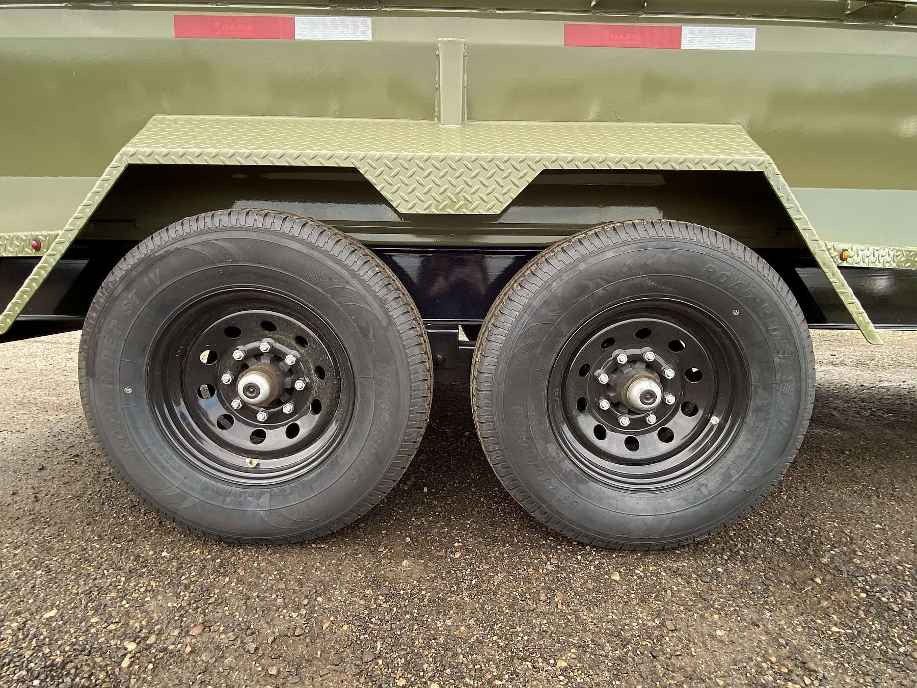 2026 Oasis 7'x14' Telescopic Lift Dump Trailer