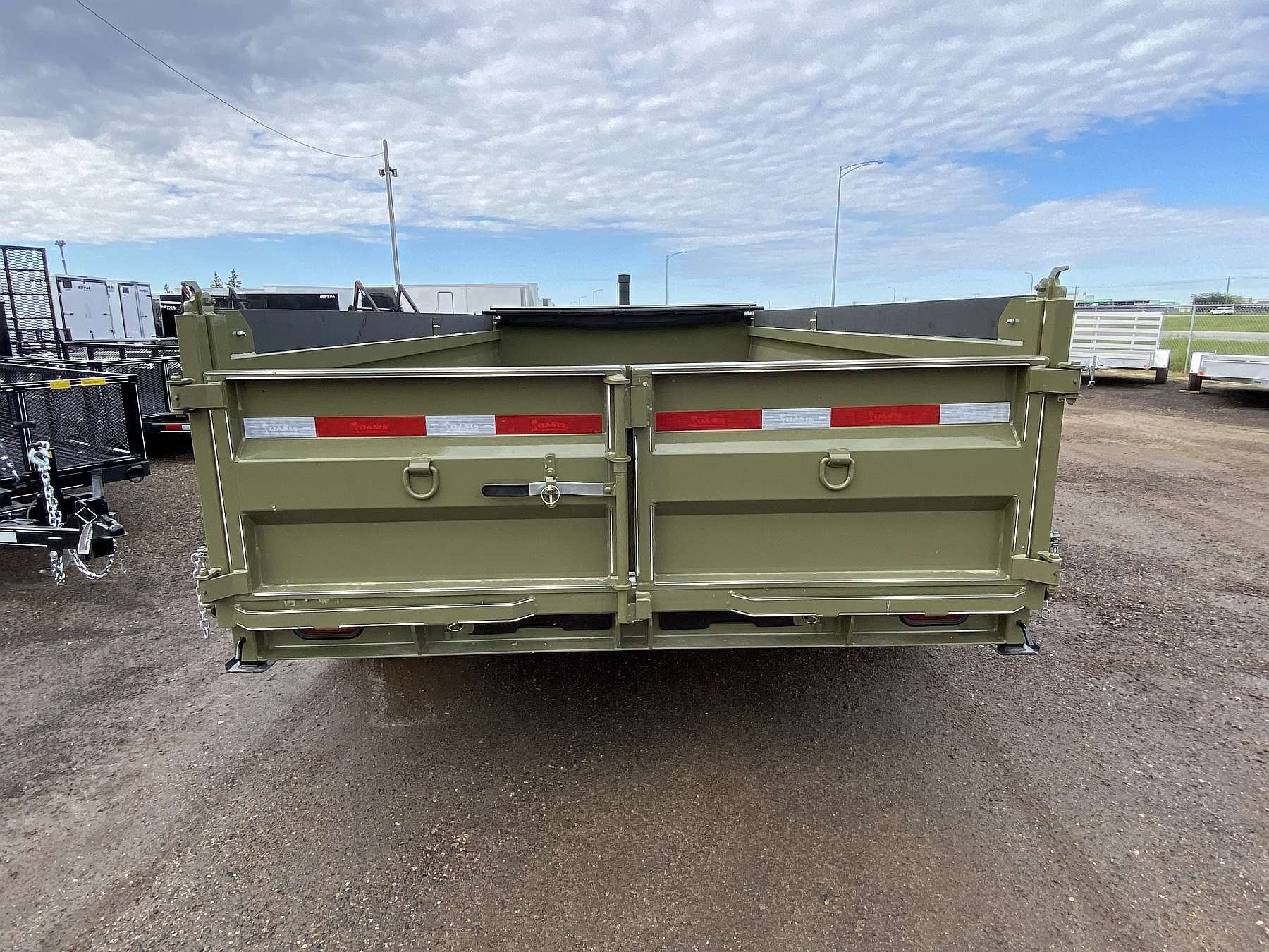 2026 Oasis 7'x14' Telescopic Lift Dump Trailer