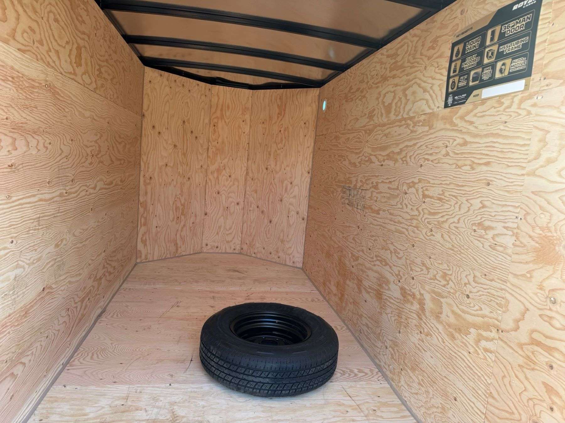 2026 Royal 5'x12' Enclosed Cargo w/ Ramp Door