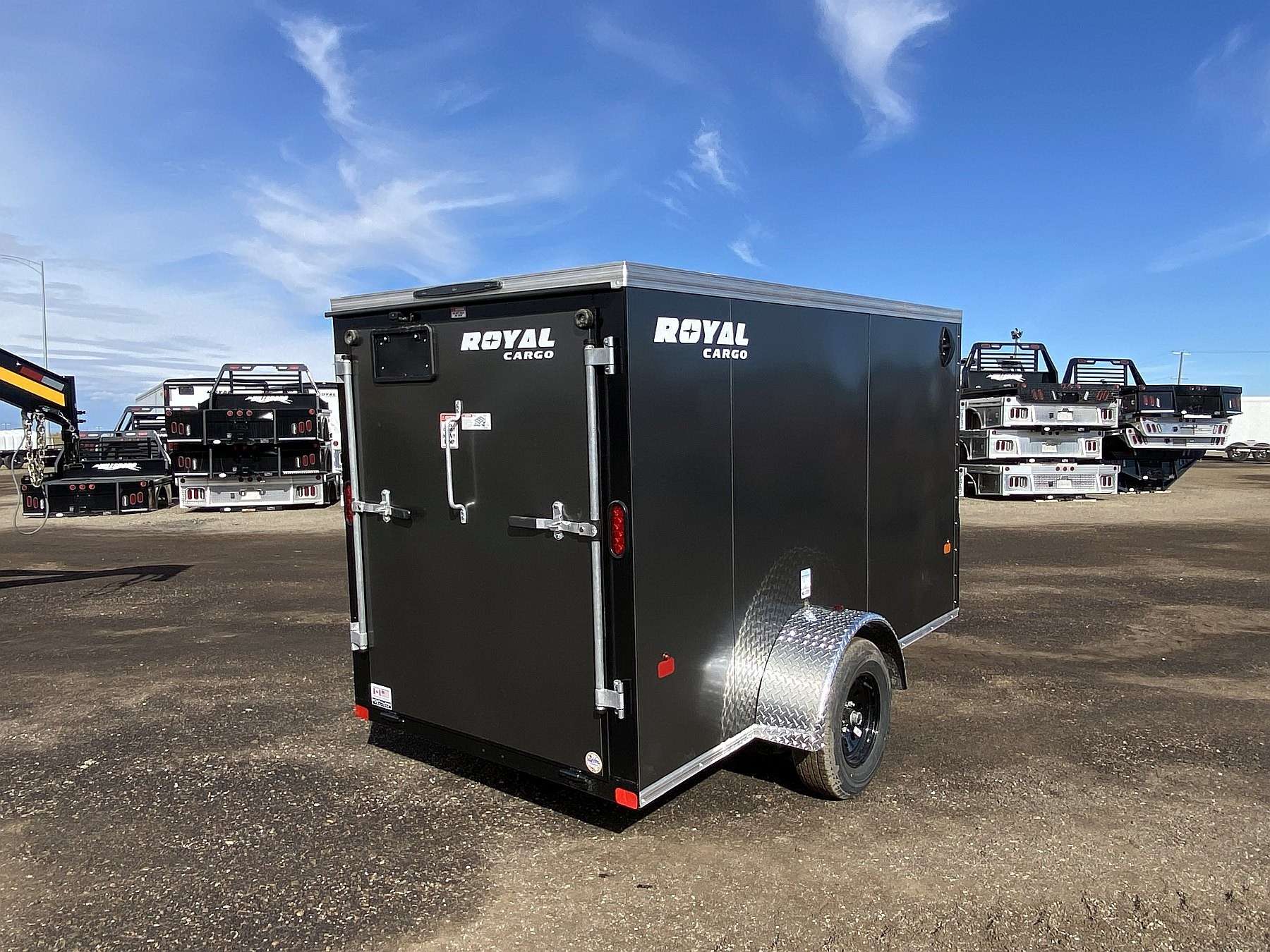 2026 Royal 5'x12' Enclosed Cargo  w/ Ramp Door