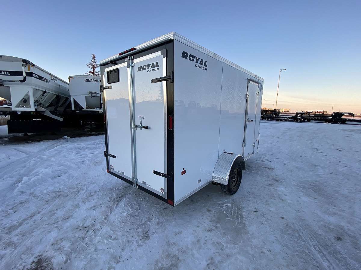 2026 Royal 6'x14' Enclosed Cargo w/ Barn Door and 72" Ht