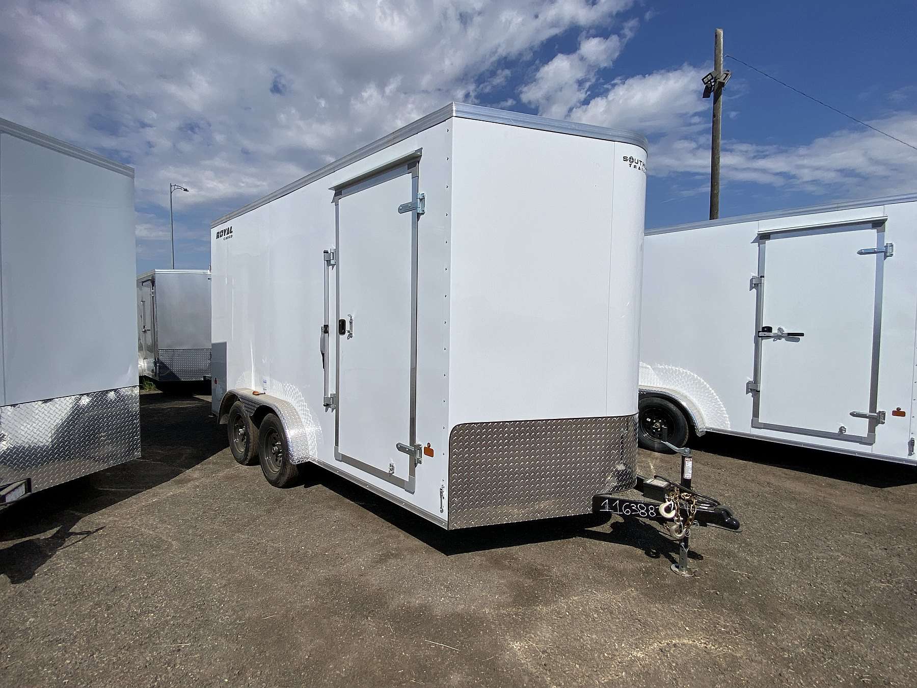 2026 Royal 7.5'x16' Enclosed Cargo w/ 16" Center Upgrade