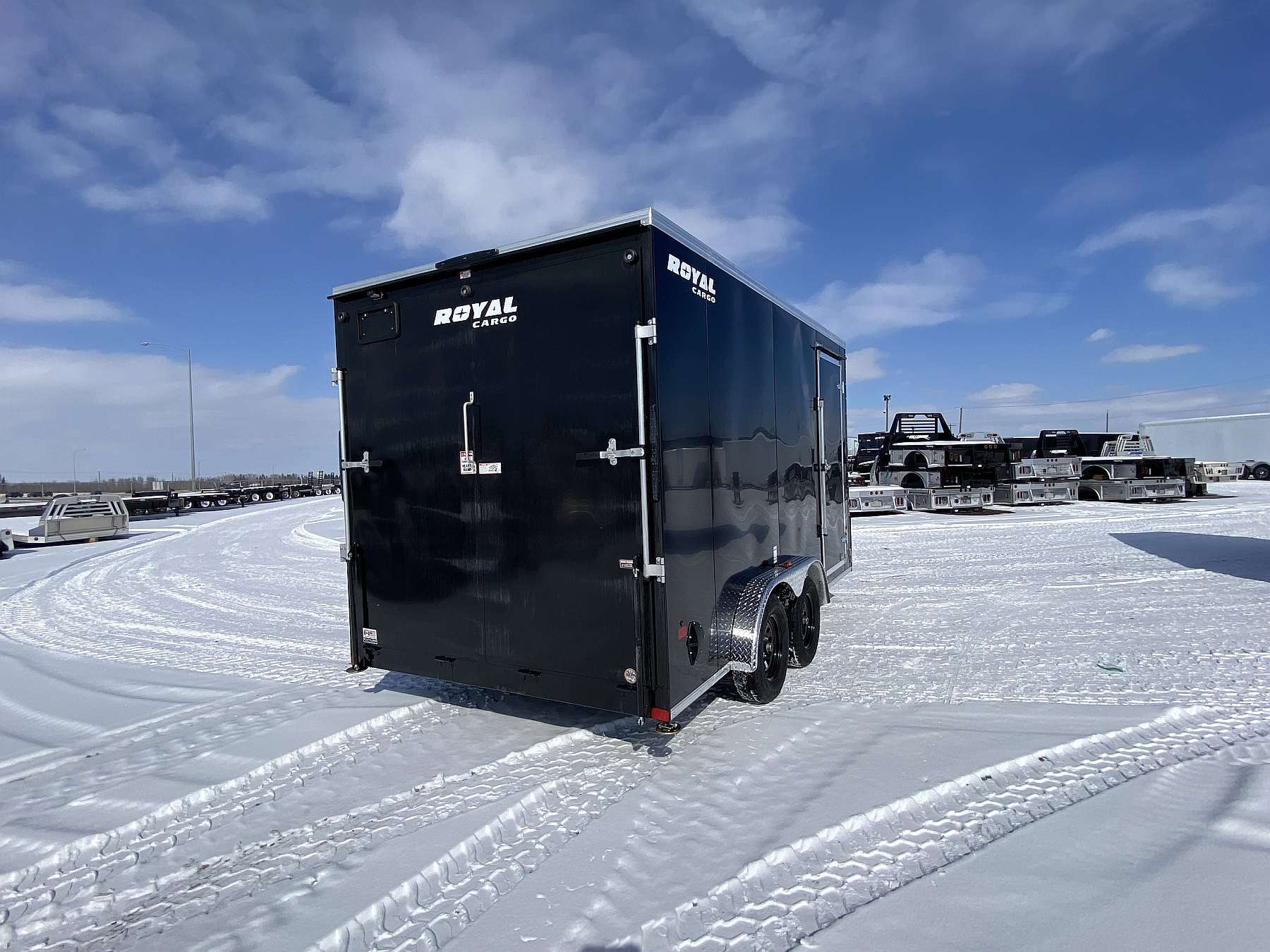 2026 Royal 7.5'x16' Enclosed Cargo  w/ Ramp Door