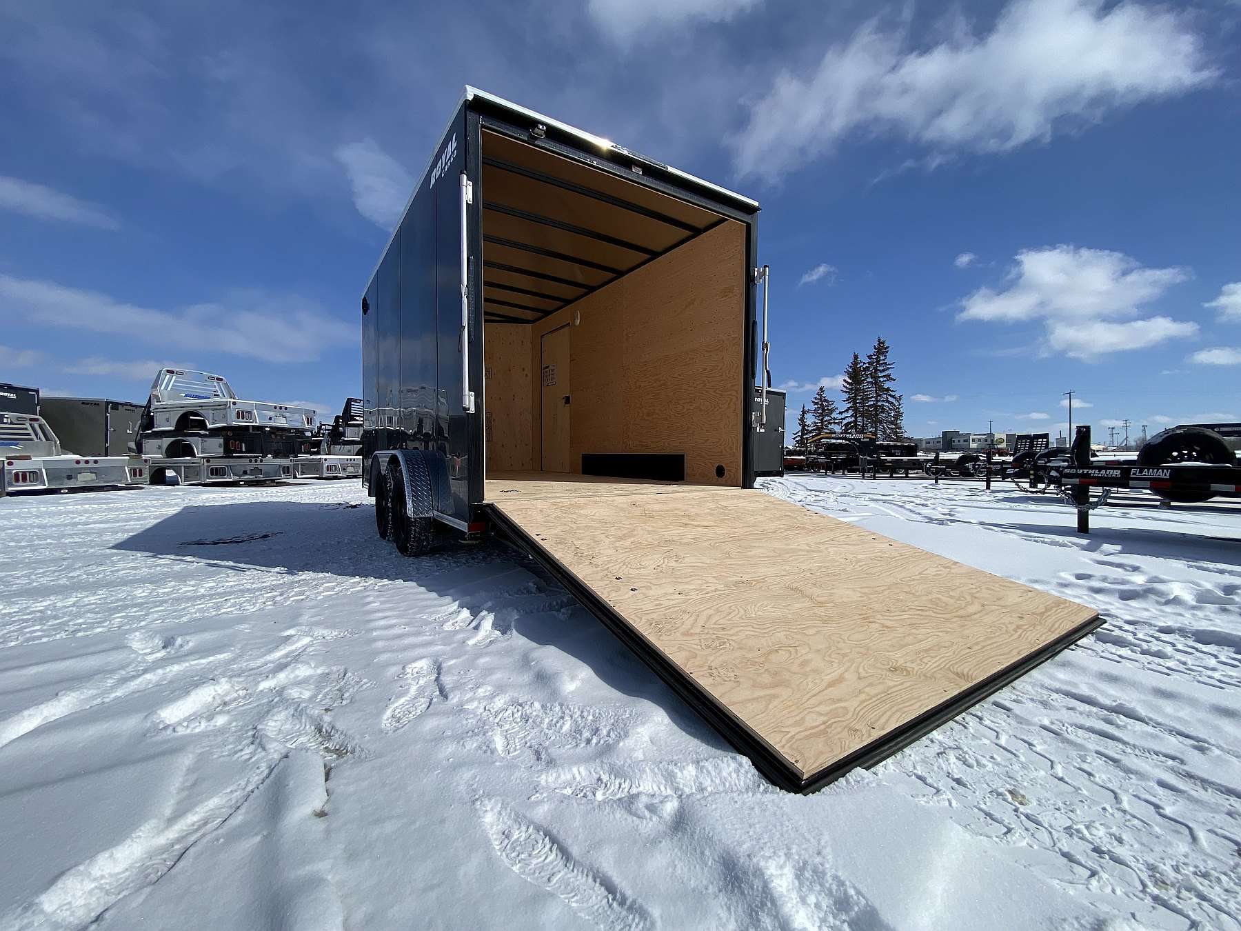2026 Royal 7.5'x16' Enclosed Cargo  w/ Ramp Door