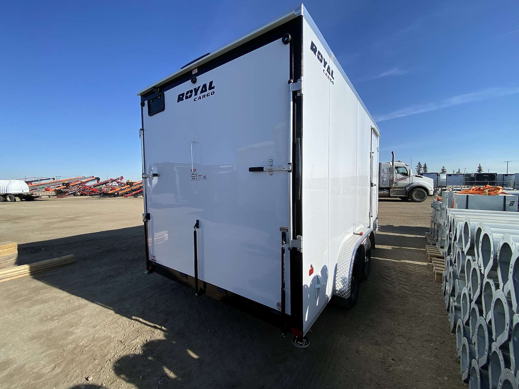 2026 Royal 7.5'x16' Enclosed Cargo w/ Ramp Door