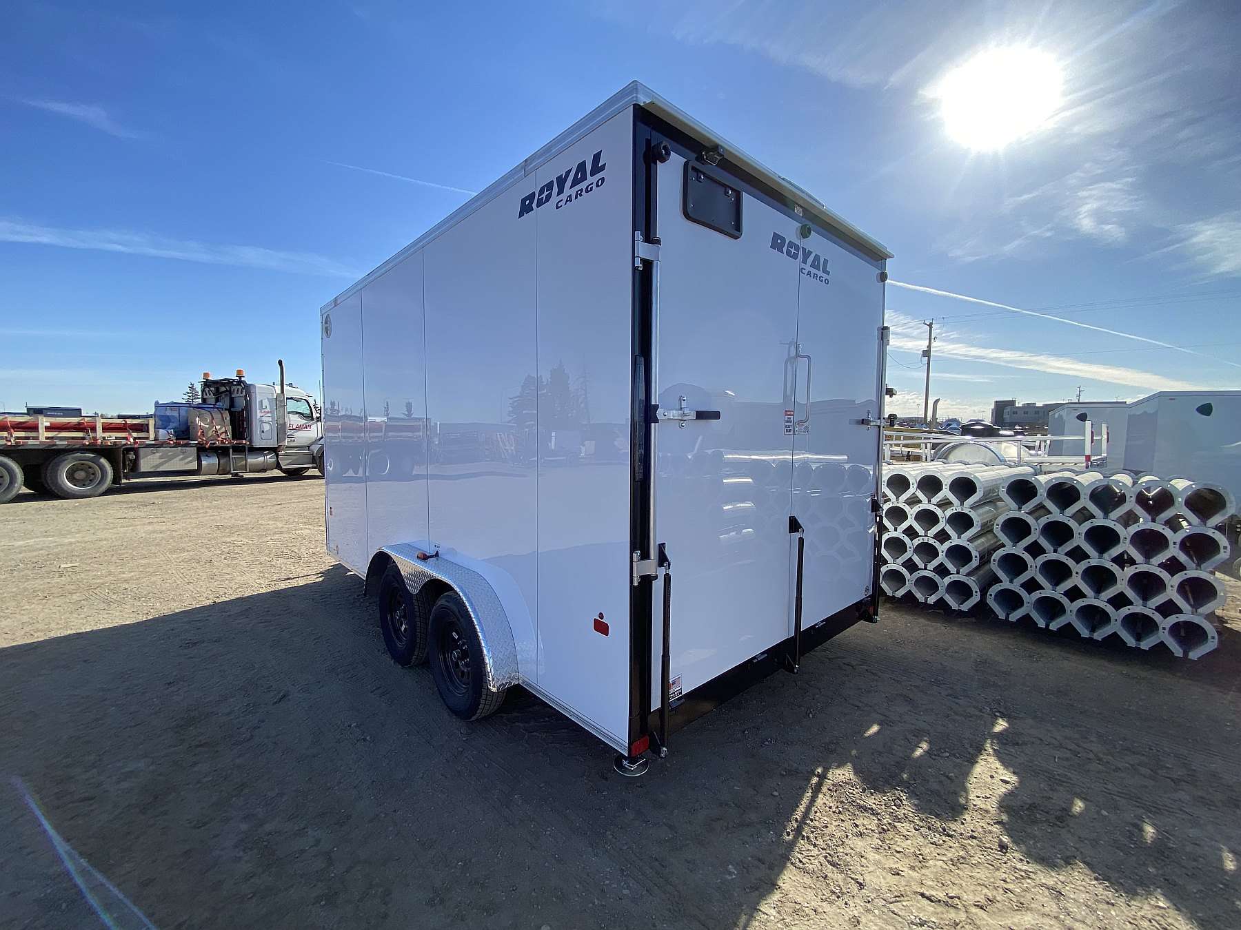 2026 Royal 7.5'x16' Enclosed Cargo w/ Ramp Door