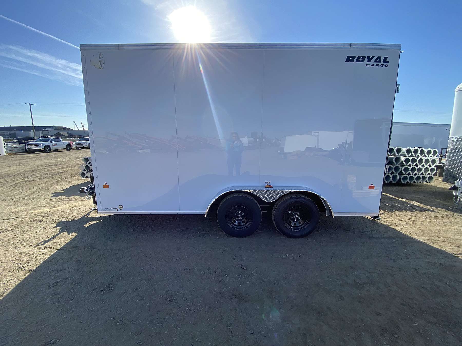 2026 Royal 7.5'x16' Enclosed Cargo w/ Ramp Door