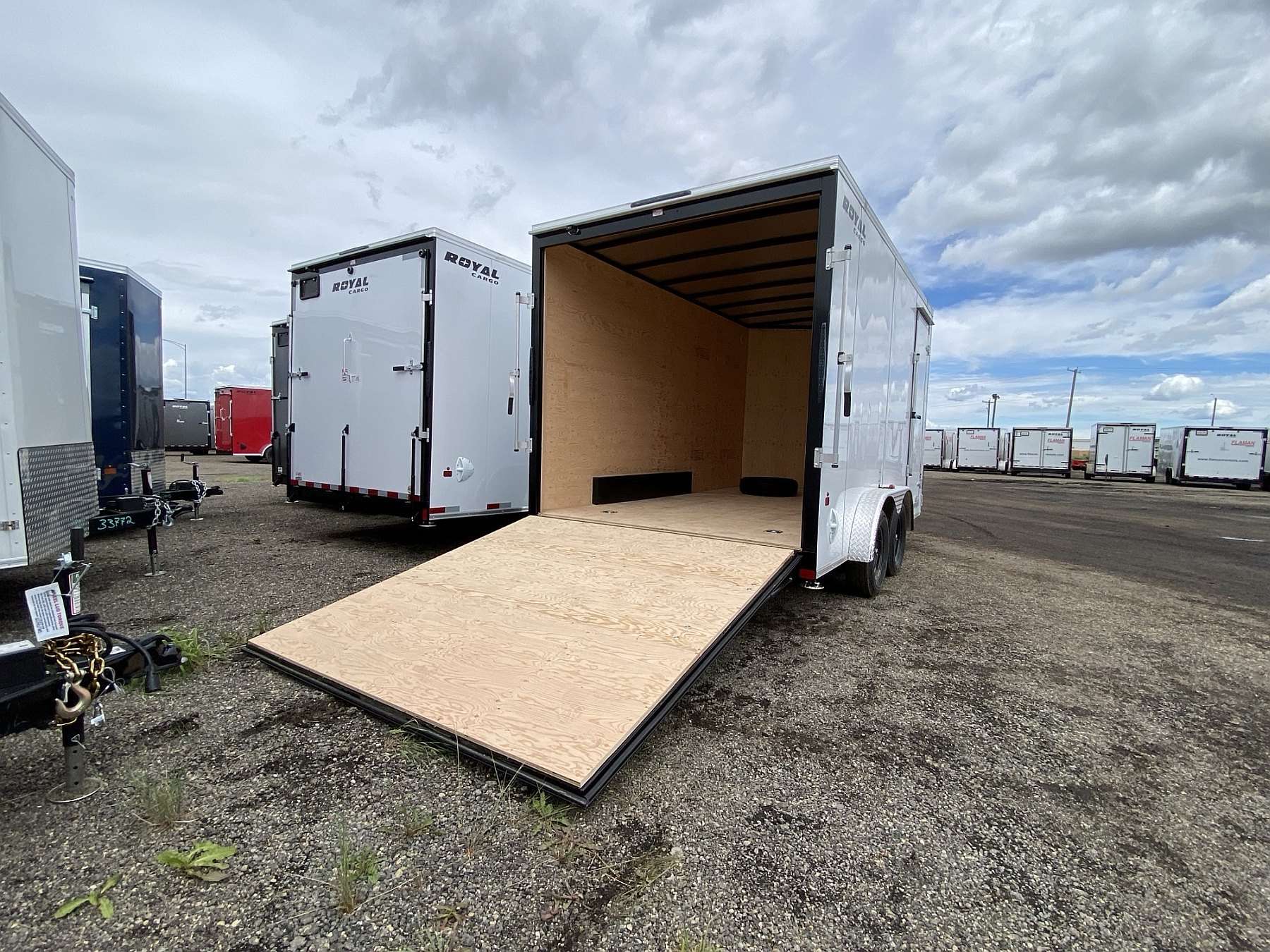 2026 Royal 7.5'x16' Enclosed Cargo w/ Ramp Door
