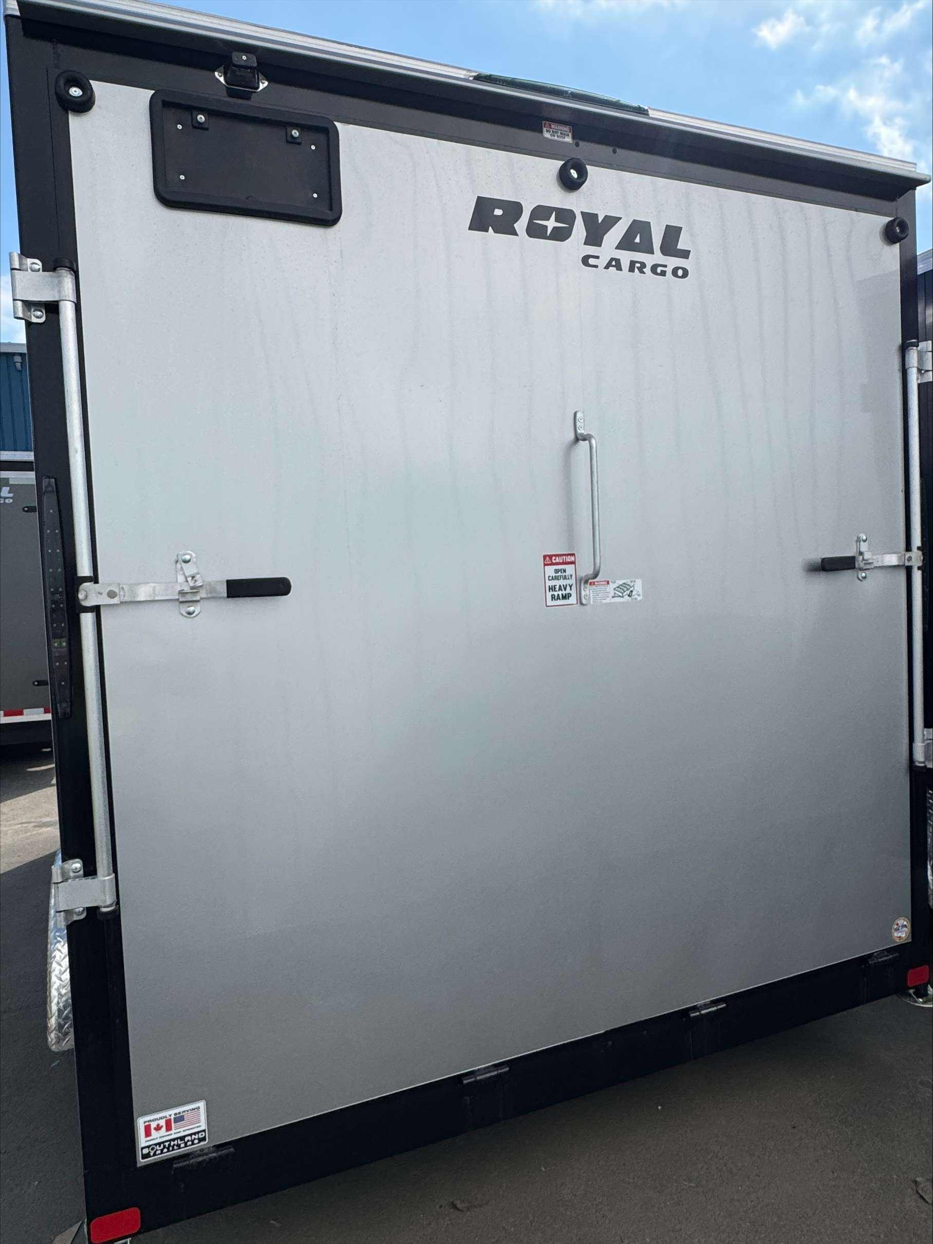 2026 Royal 7.5'x16' Enclosed Trailer w/ Aluminum Wheels