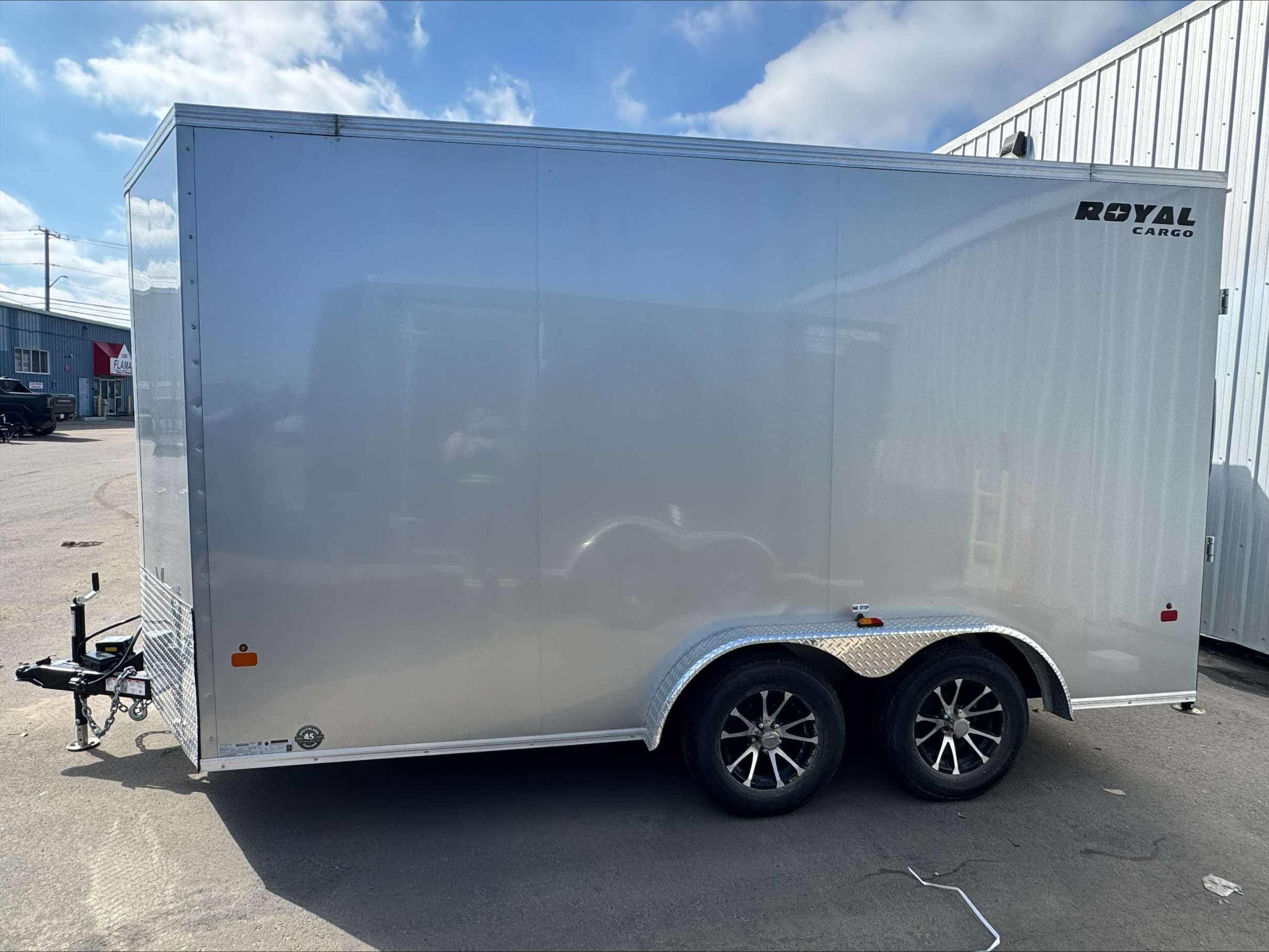 2026 Royal 7.5'x16' Enclosed Trailer w/ Aluminum Wheels