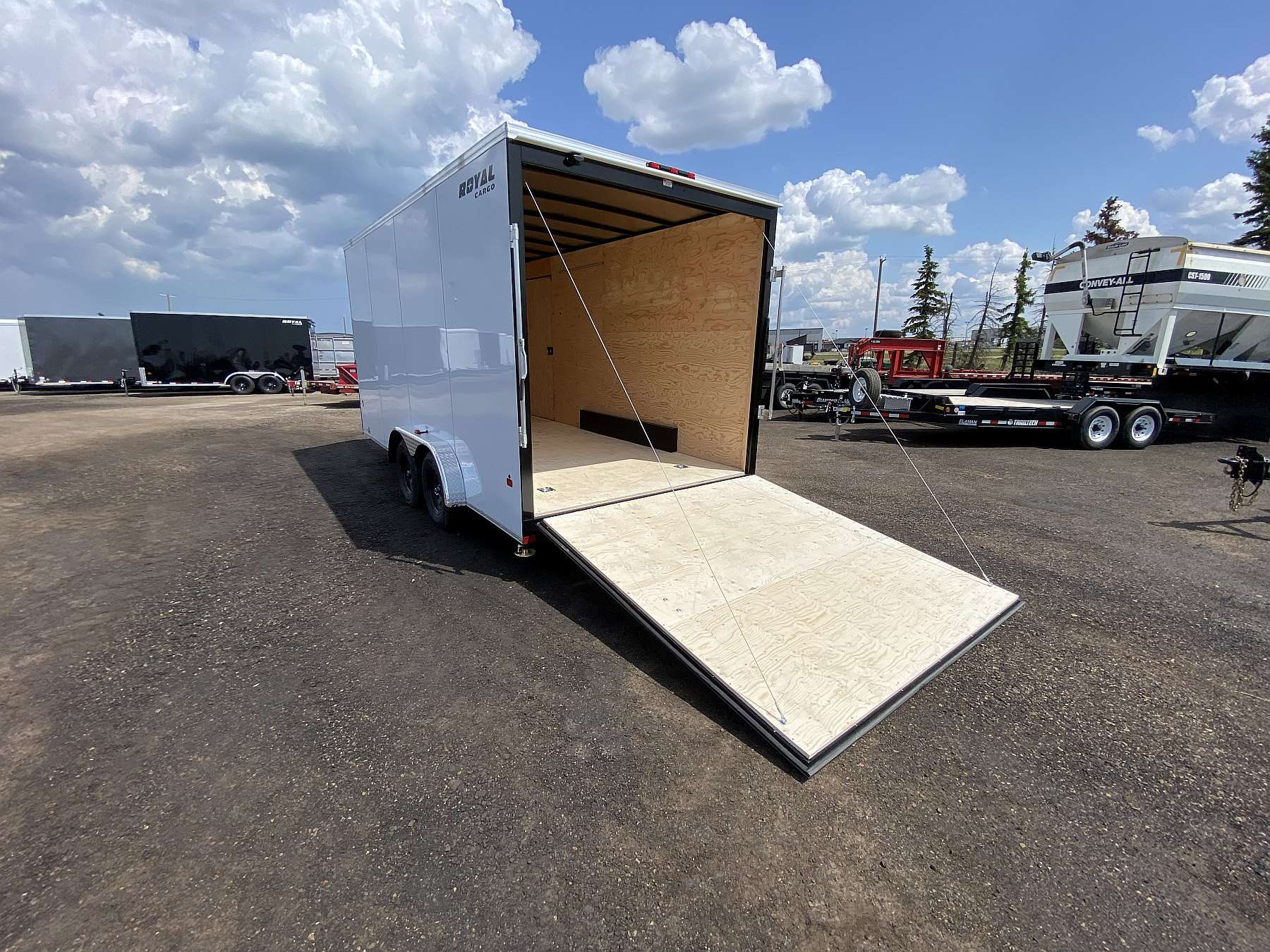 2026 Royal 7.5'x18' Enclosed Cargo w/ Ramp Door