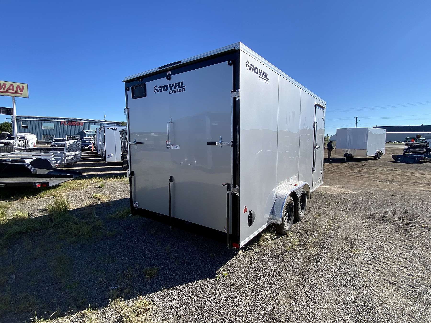 2026 Royal 7.5'x18' Enclosed Cargo w/ Ramp Door
