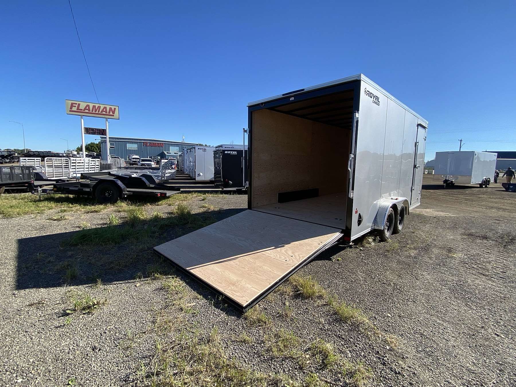 2026 Royal 7.5'x18' Enclosed Cargo w/ Ramp Door