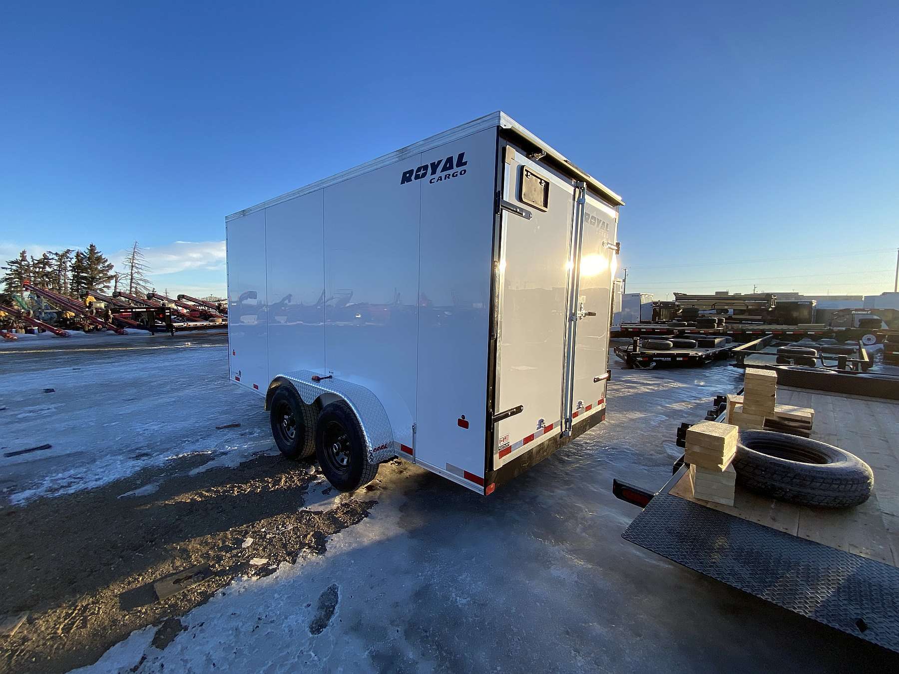 2026 Royal 7'x16' Enclosed Cargo Trailer w/ Axle Upgrade