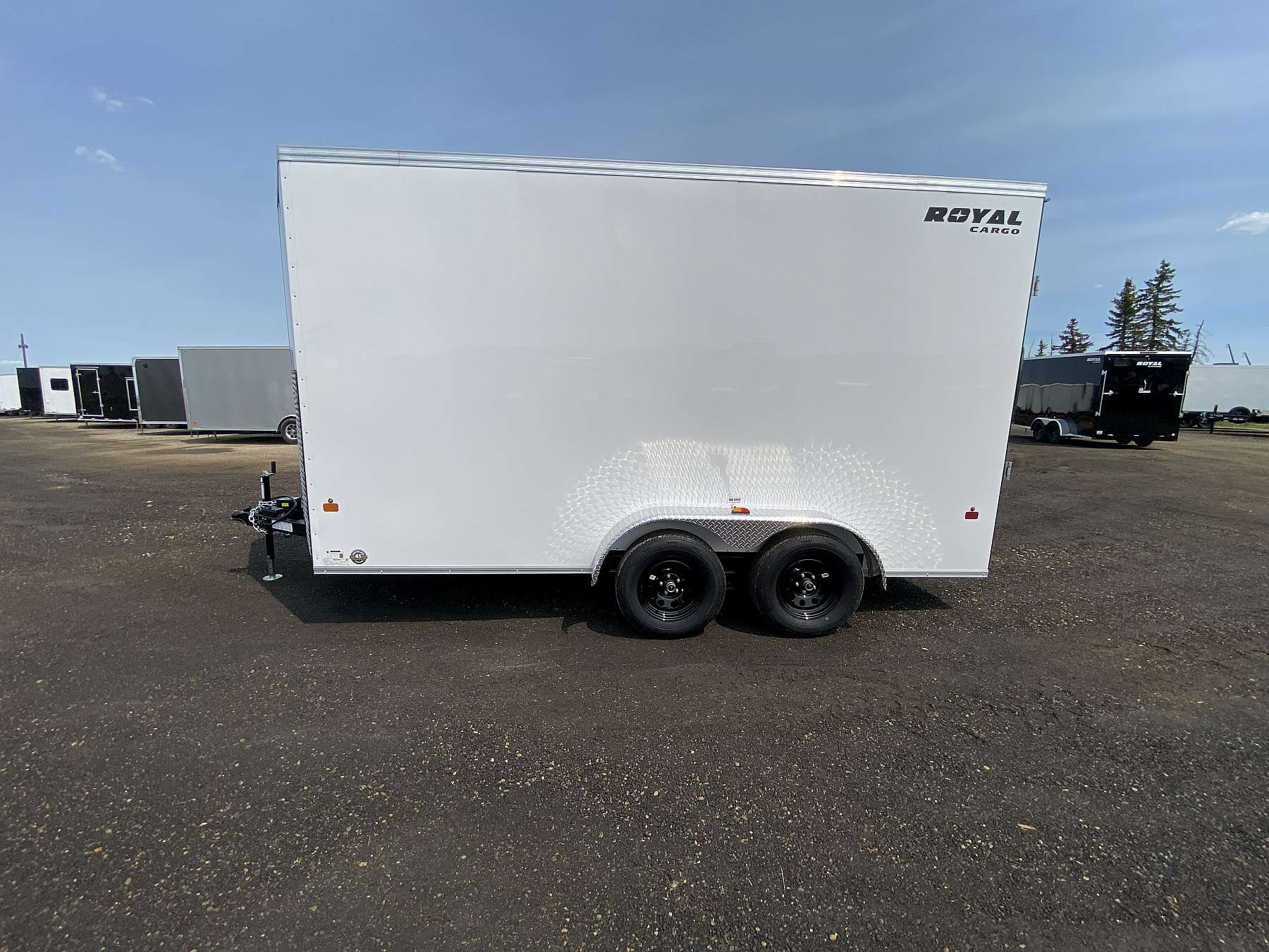 2026 Royal 7'x16' Enclosed Cargo w/ 48" Checkerplate