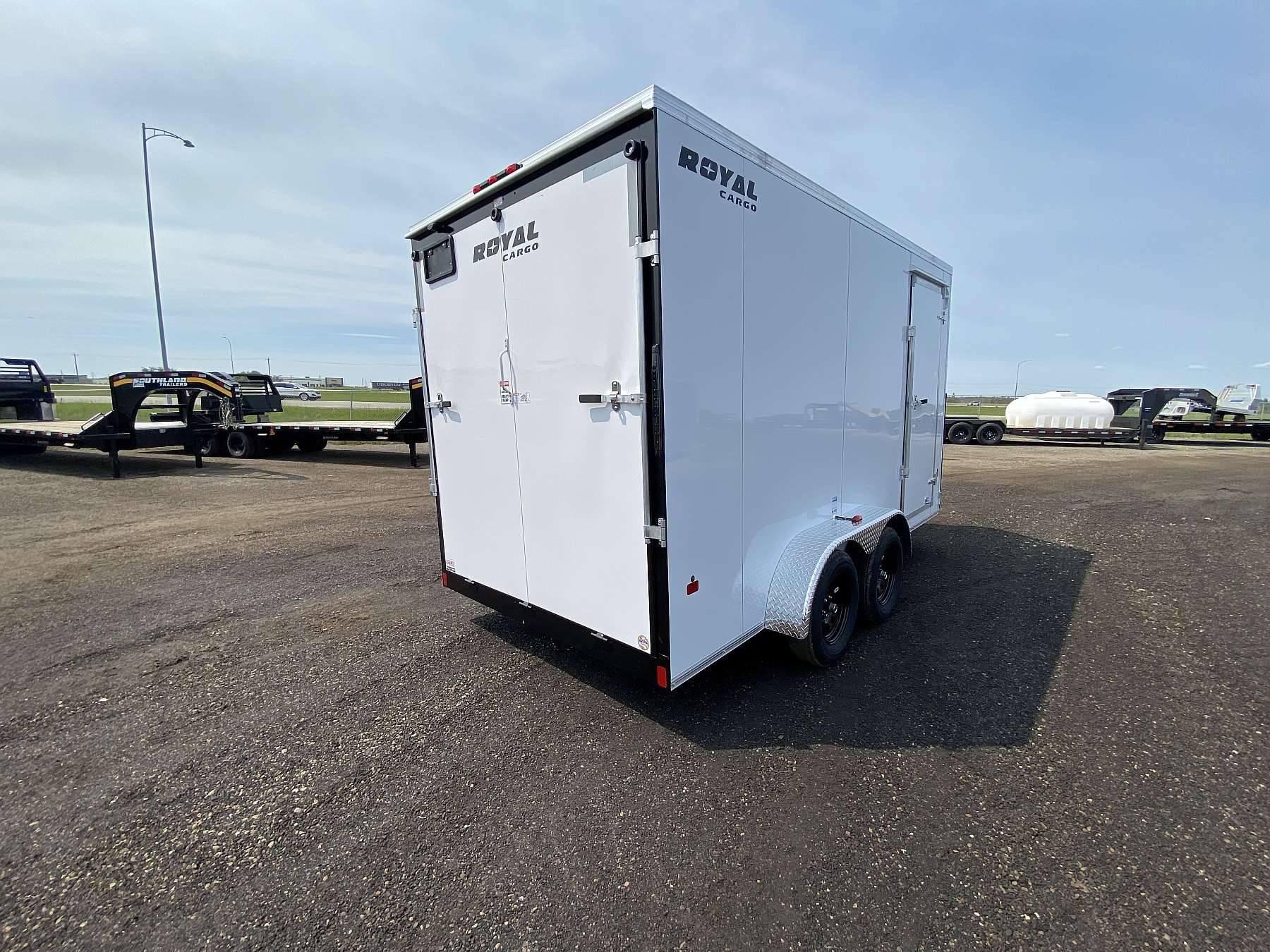2026 Royal 7'x16' Enclosed Cargo w/ 48" Checkerplate