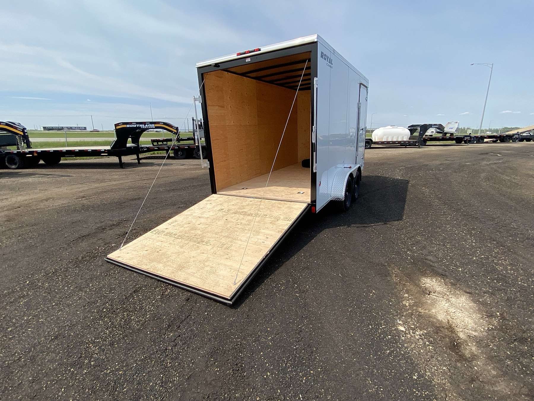 2026 Royal 7'x16' Enclosed Cargo w/ 48" Checkerplate