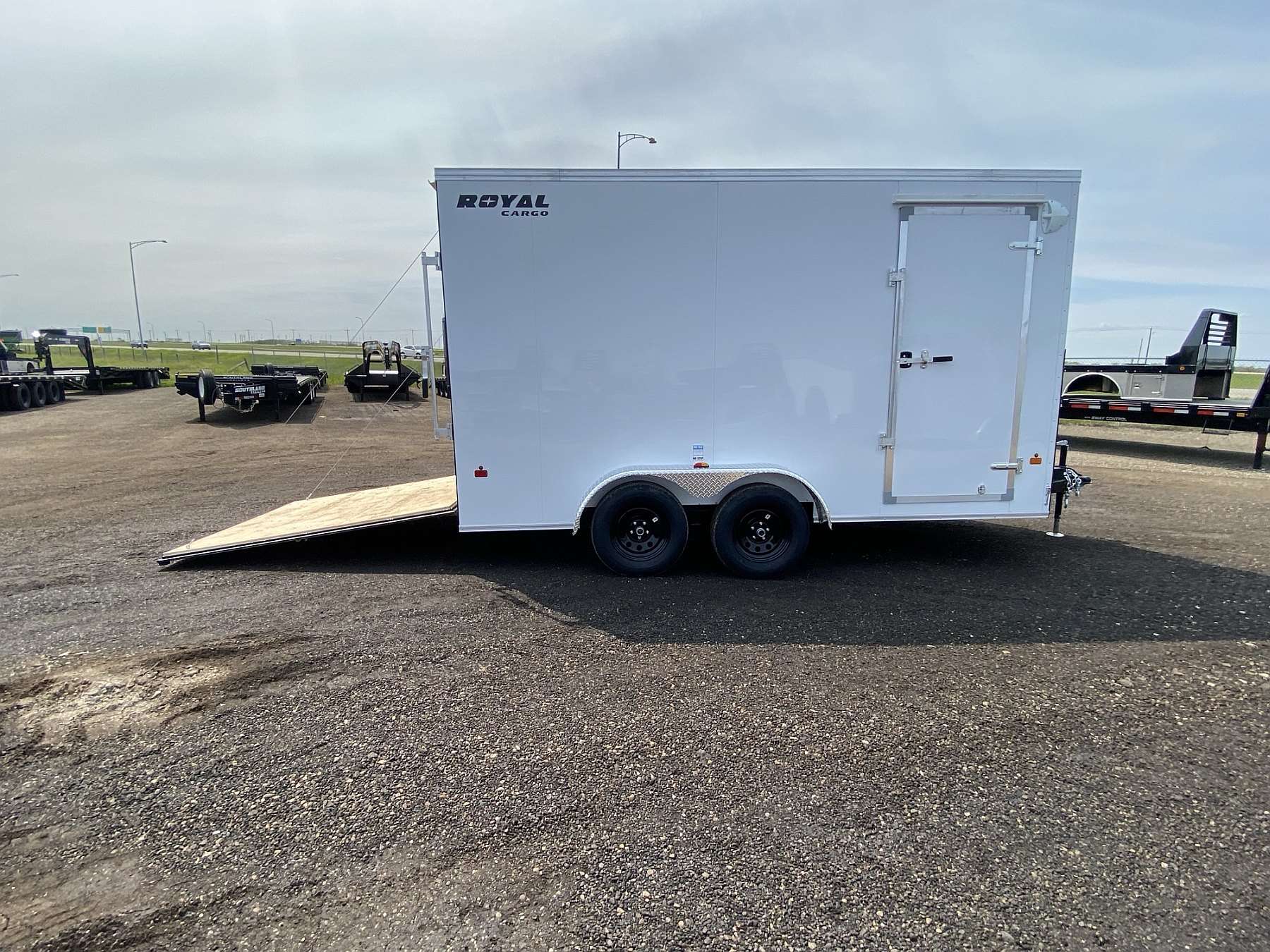 2026 Royal 7'x16' Enclosed Cargo w/ 48" Checkerplate