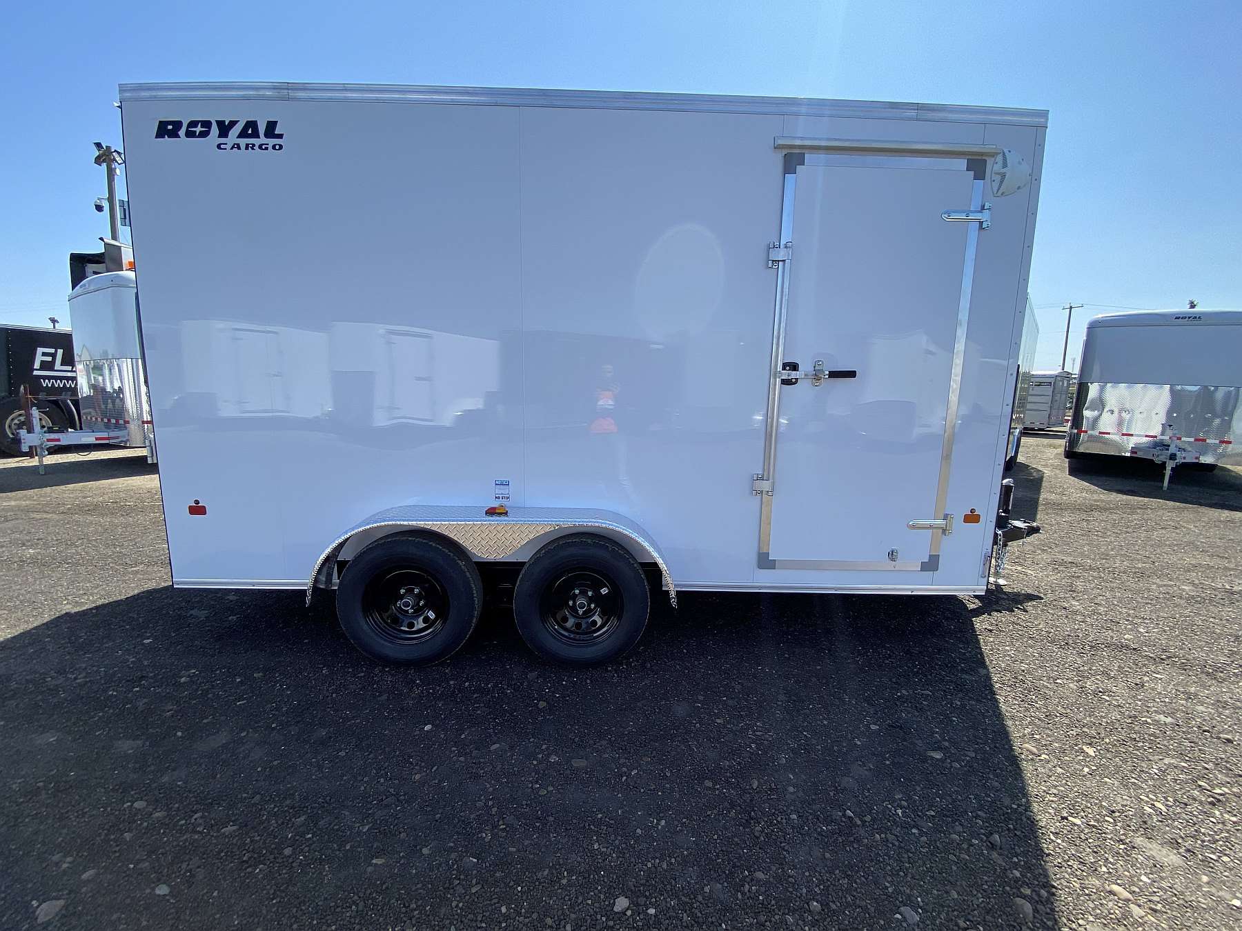 2026 Royal 7'x16' Enclosed Cargo w/ 48" Checkerplate