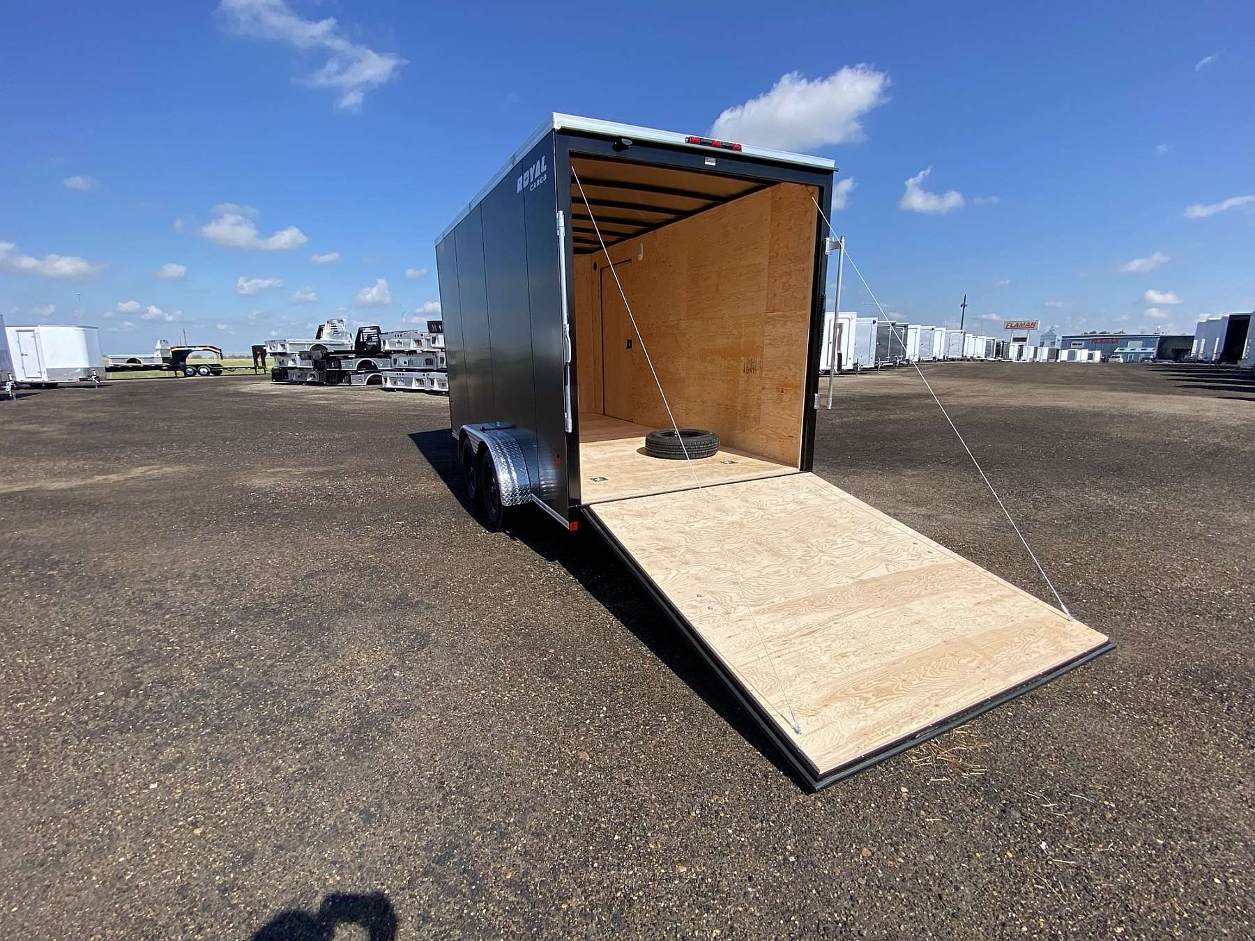 2026 Royal 7'x16' Enclosed Cargo  w/ Ramp Door