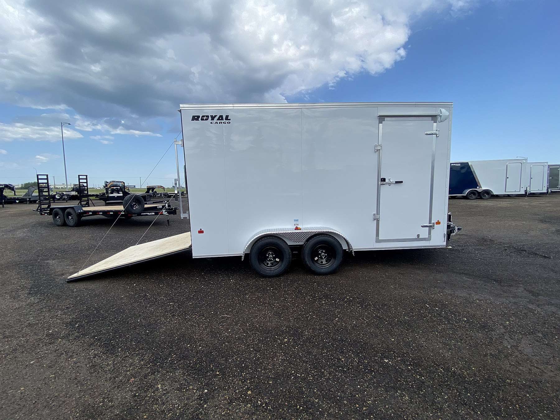 2026 Royal 7'x16' Enclosed Cargo  w/ Ramp Door