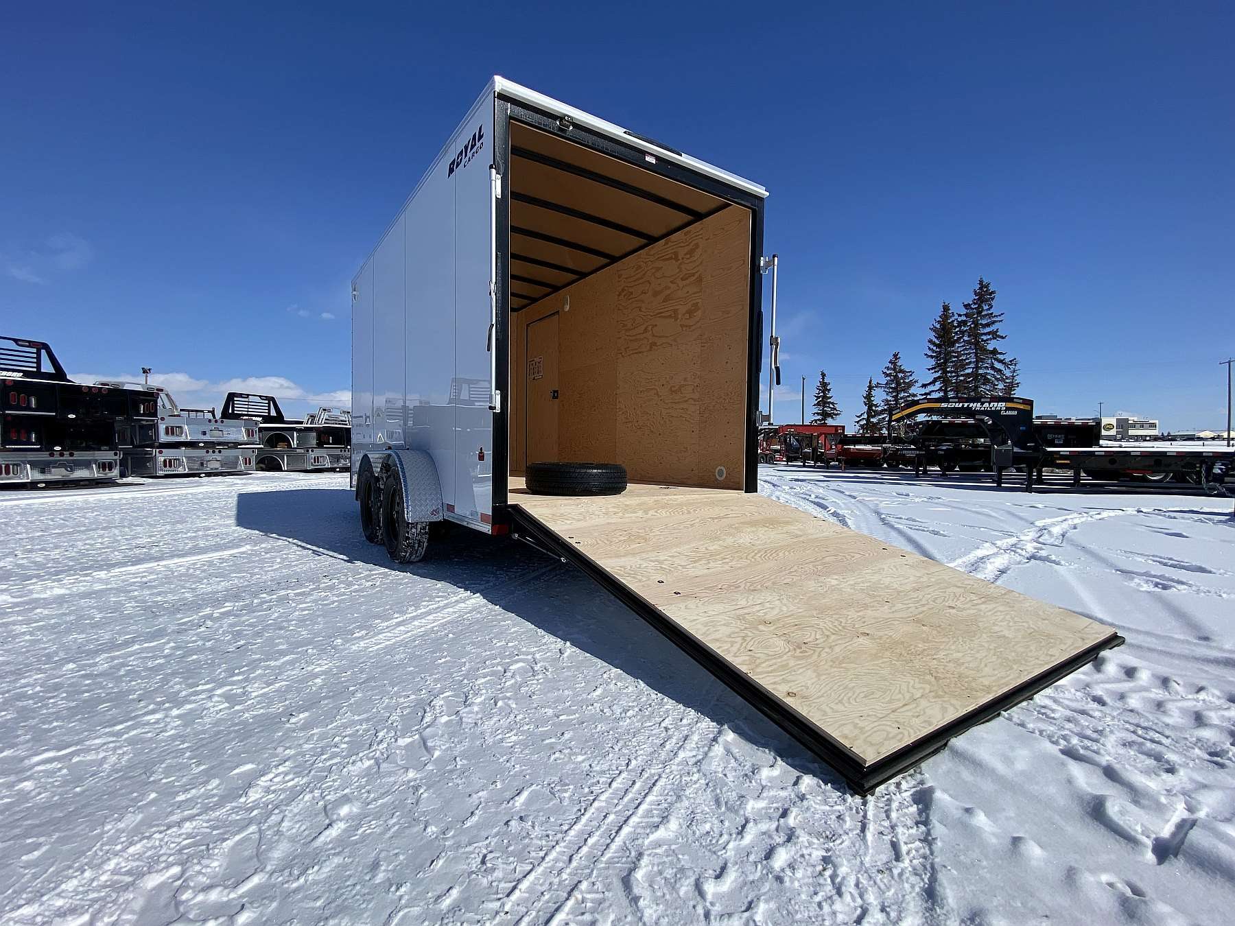 2026 Royal 7'x16' Enclosed Cargo w/ Ramp Door