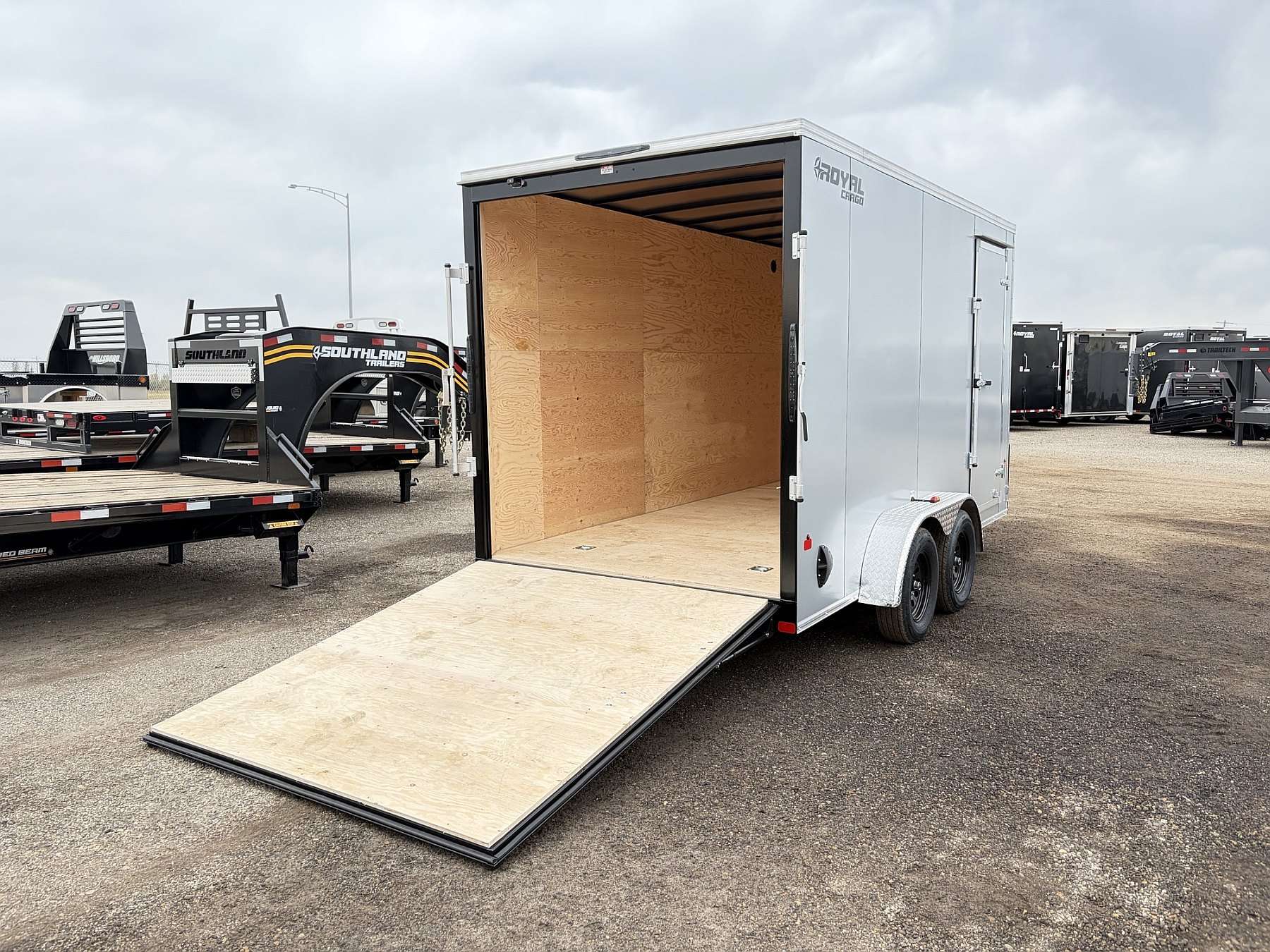2026 Royal 7'x16' Enclosed Cargo  w/ Ramp Door