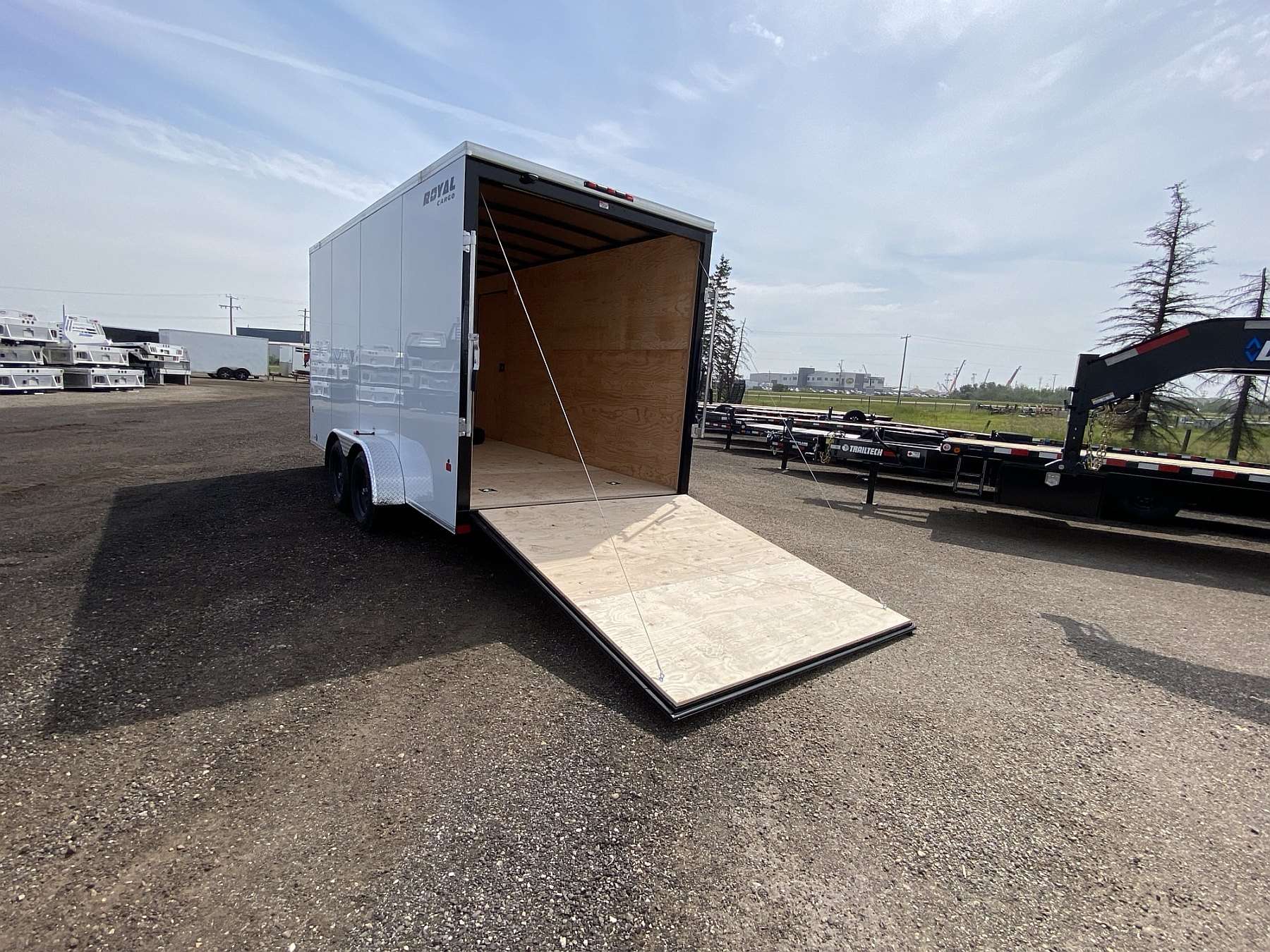 2026 Royal 7'x18' Enclosed Cargo  w/ Ramp Door