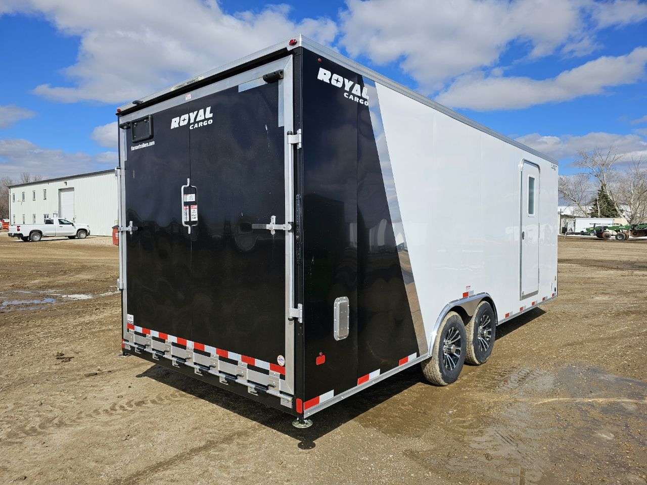 2026 Royal 8'6" x 22' + V-Nose Toy Hauler Trailer