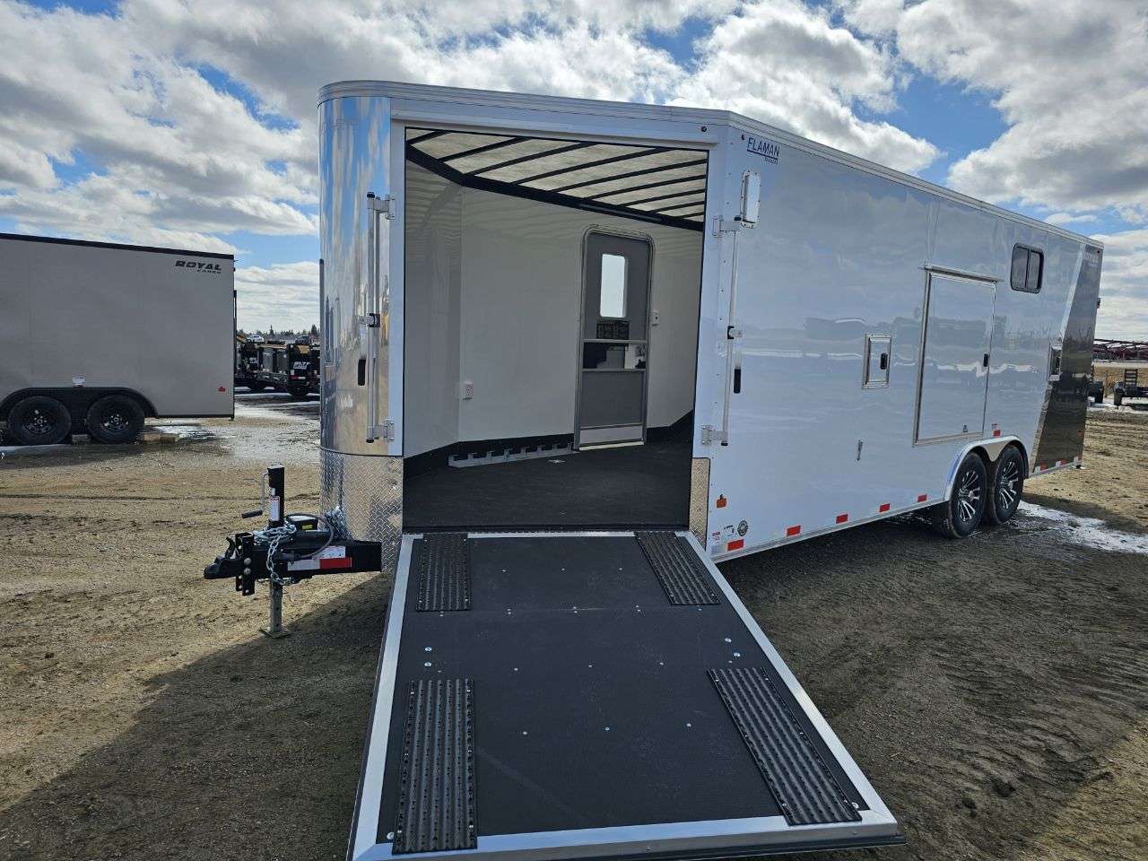 2026 Royal 8'6" x 22' + V-Nose Toy Hauler Trailer