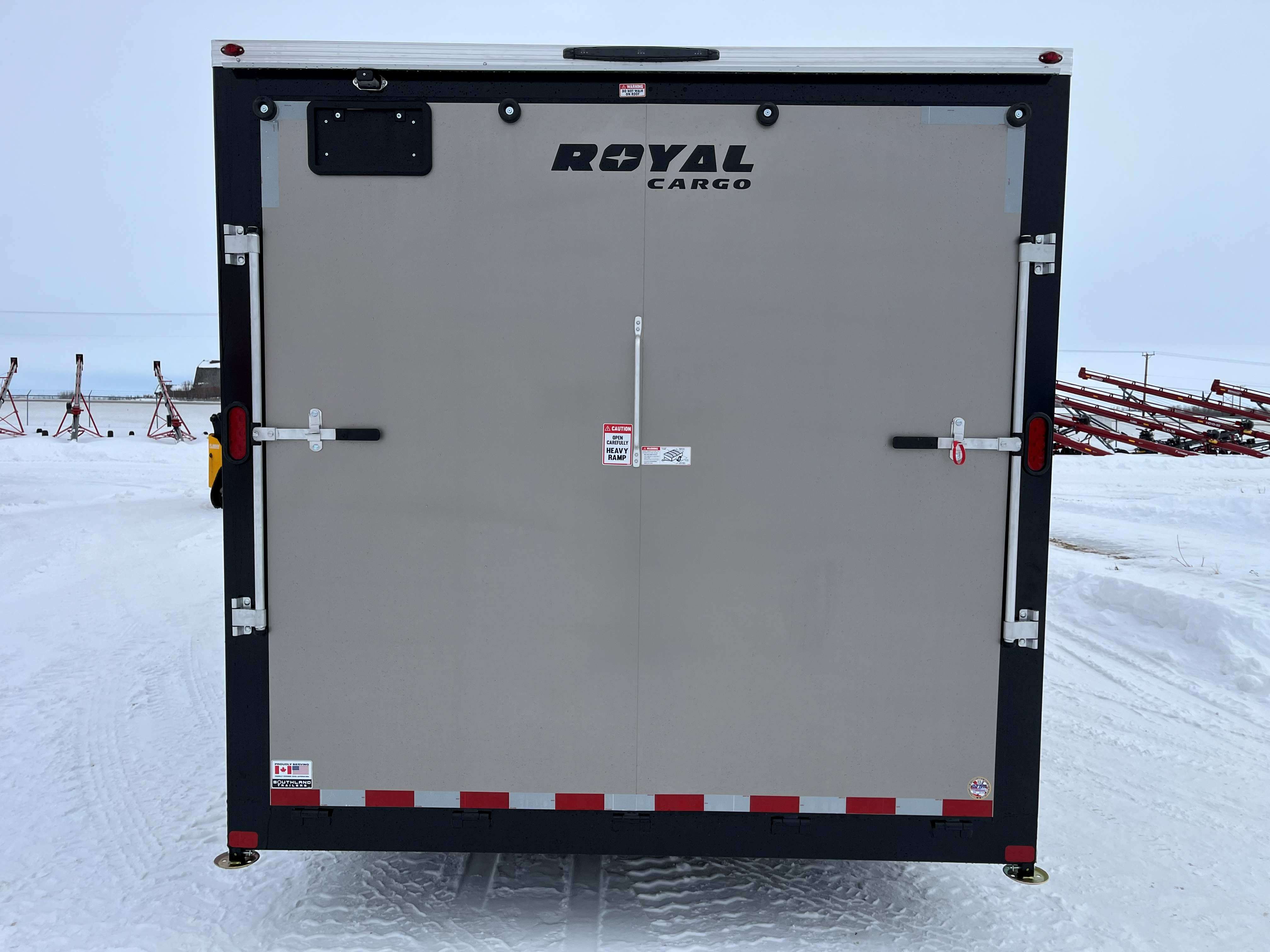 2026 Royal 8'6" x 24' + V-Nose Car Hauler Trailer