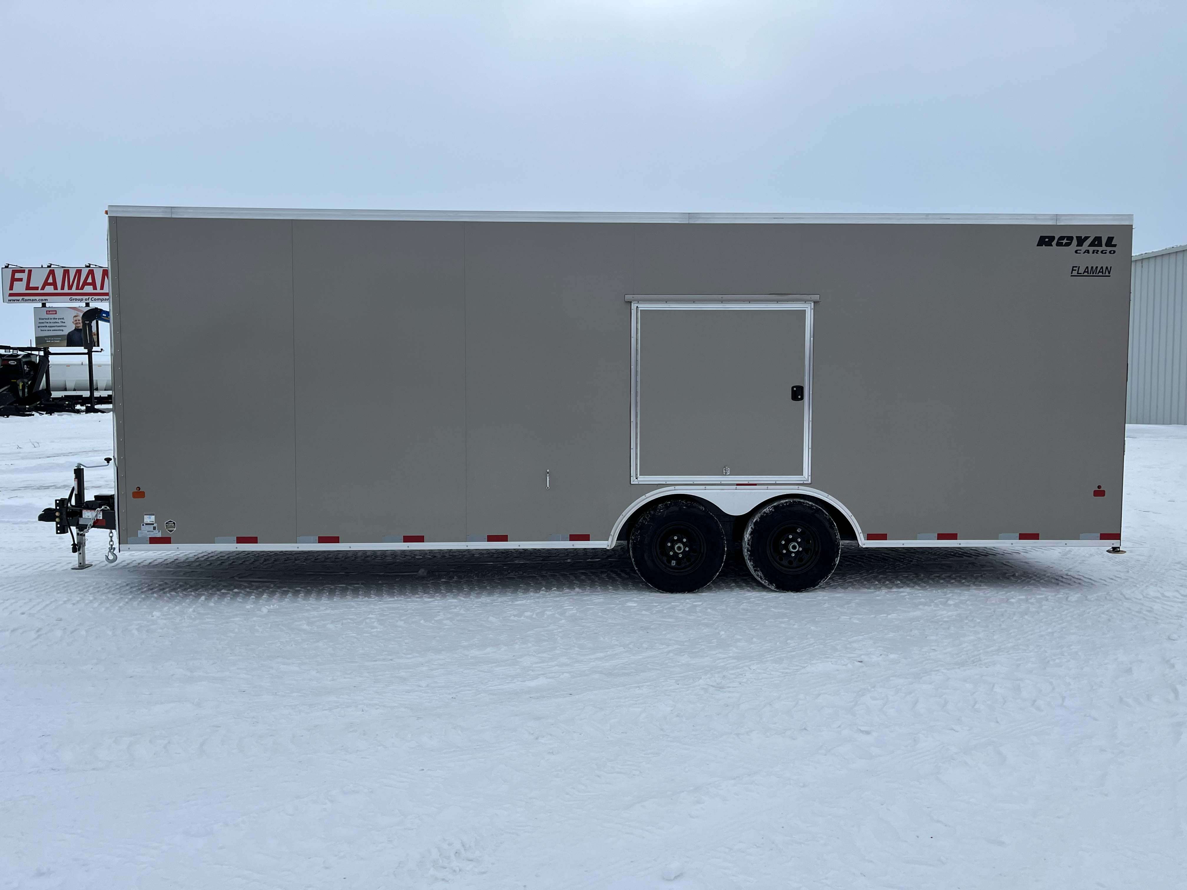 2026 Royal 8'6" x 24' + V-Nose Car Hauler Trailer