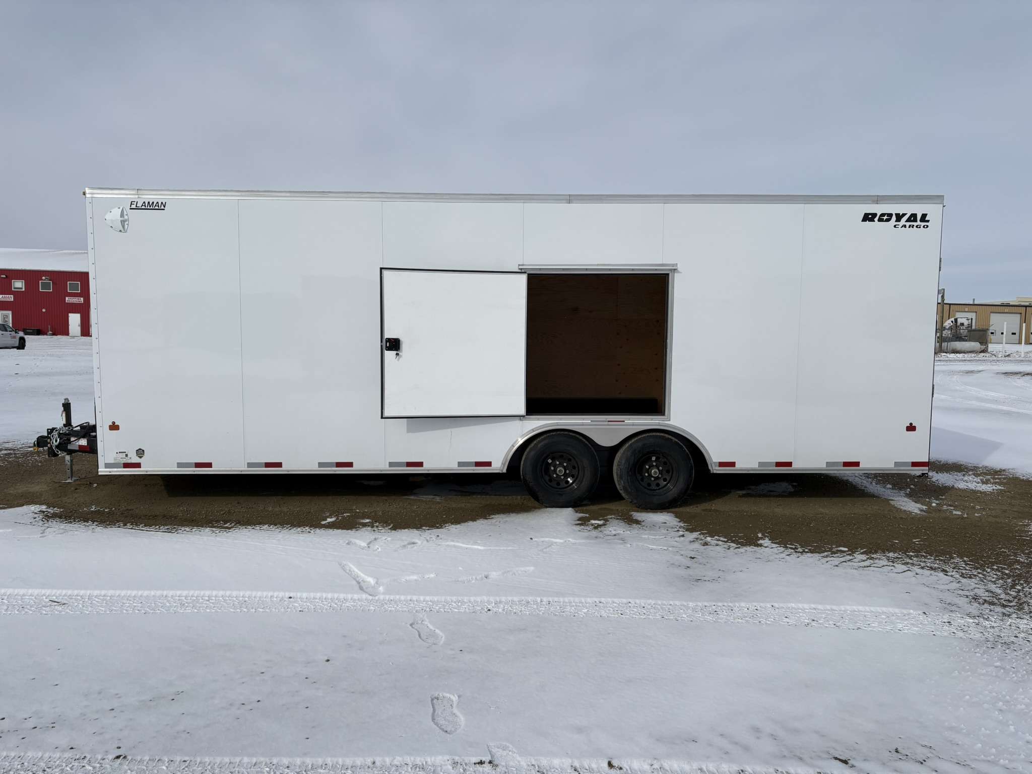 2026 Royal 8'6" x 24' + V-Nose Car Hauler Trailer