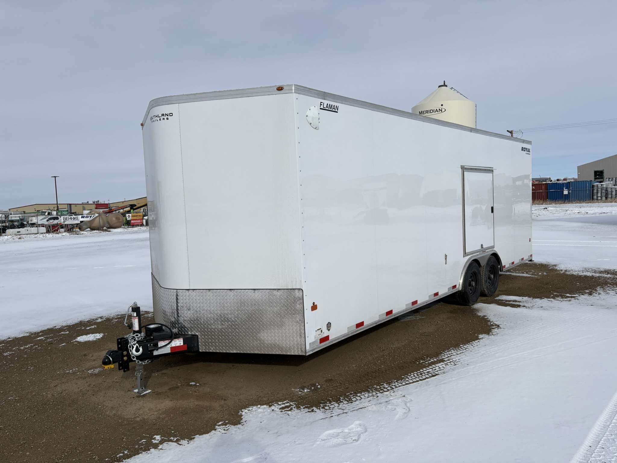 2026 Royal 8'6" x 24' + V-Nose Car Hauler Trailer