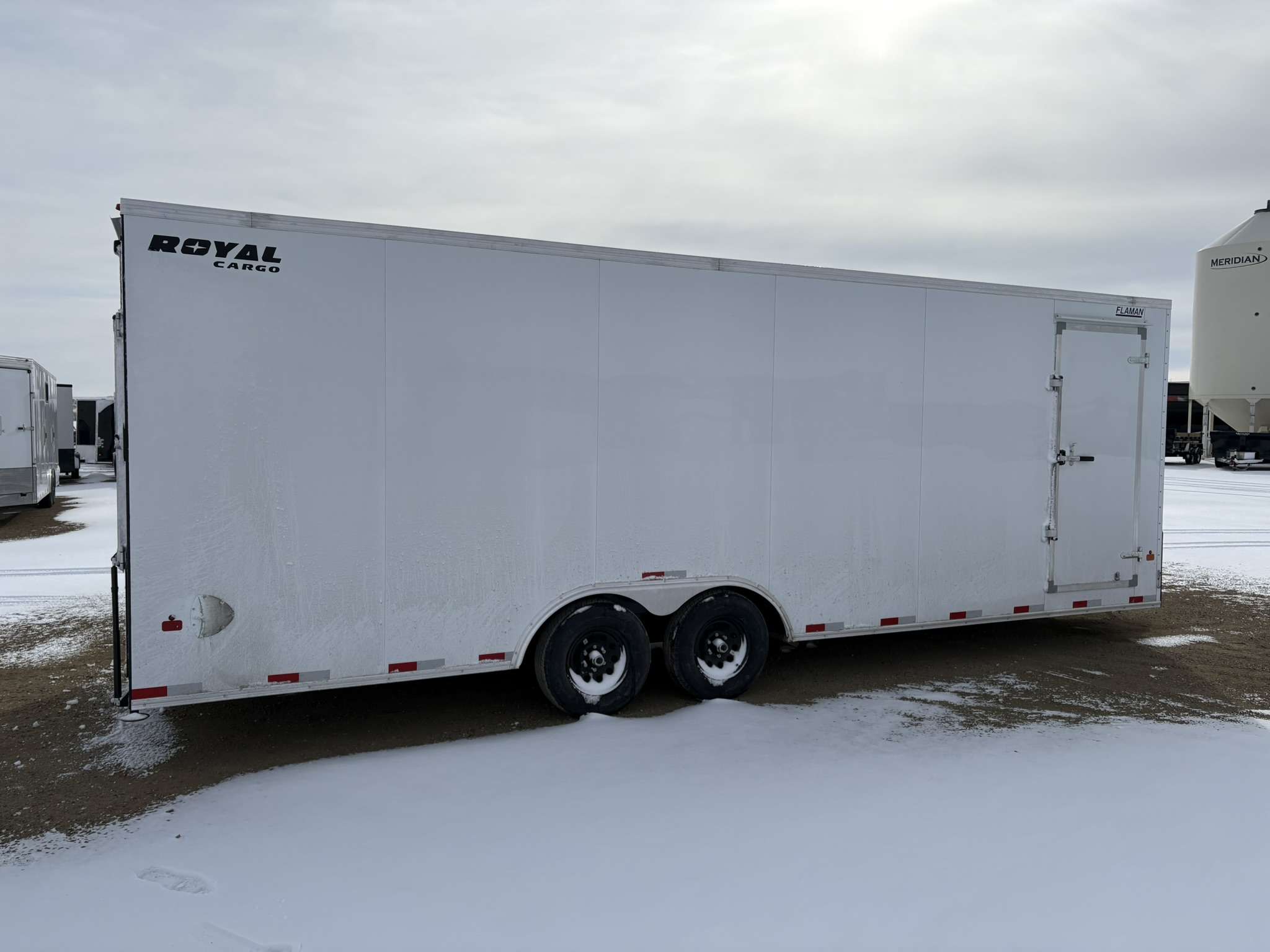 2026 Royal 8'6" x 24' + V-Nose Car Hauler Trailer