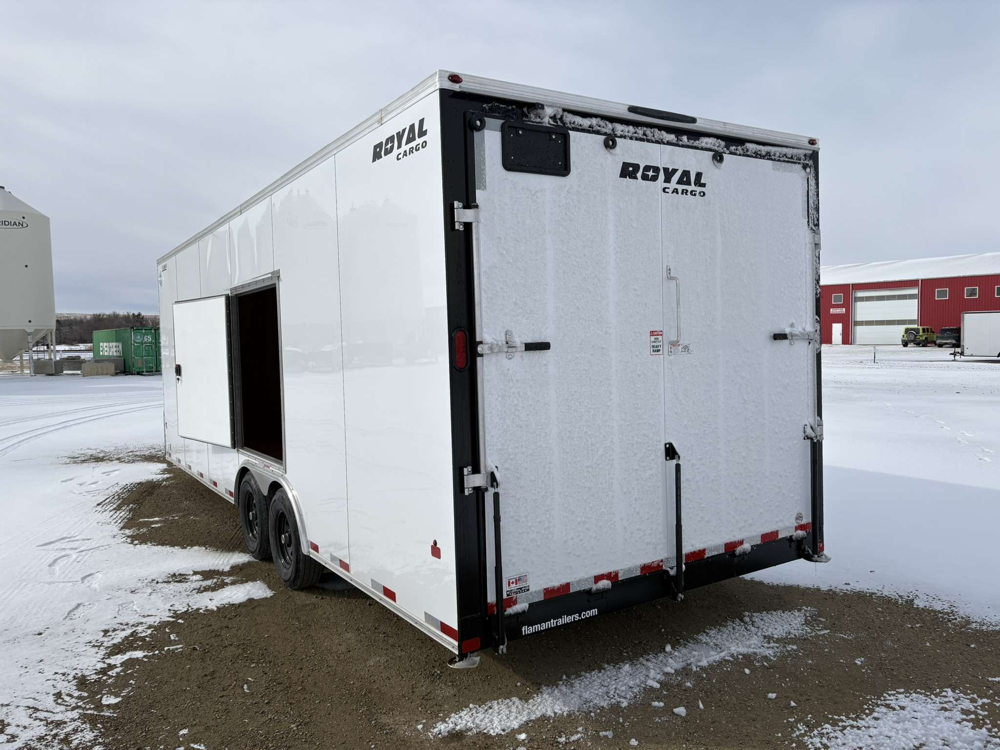 2026 Royal 8'6" x 24' + V-Nose Car Hauler Trailer