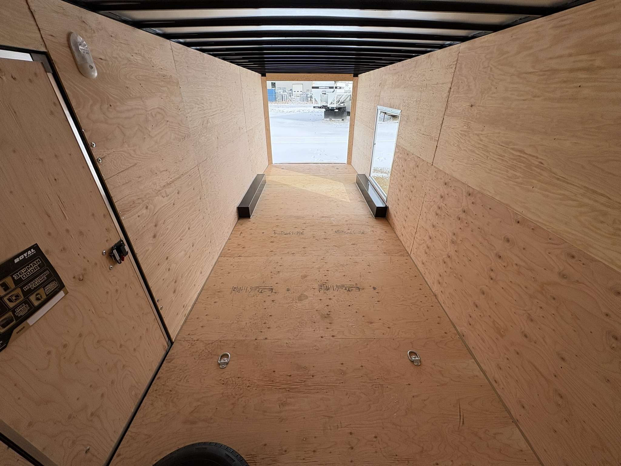 2026 Royal 8'6" x 24' + V-Nose Car Hauler Trailer