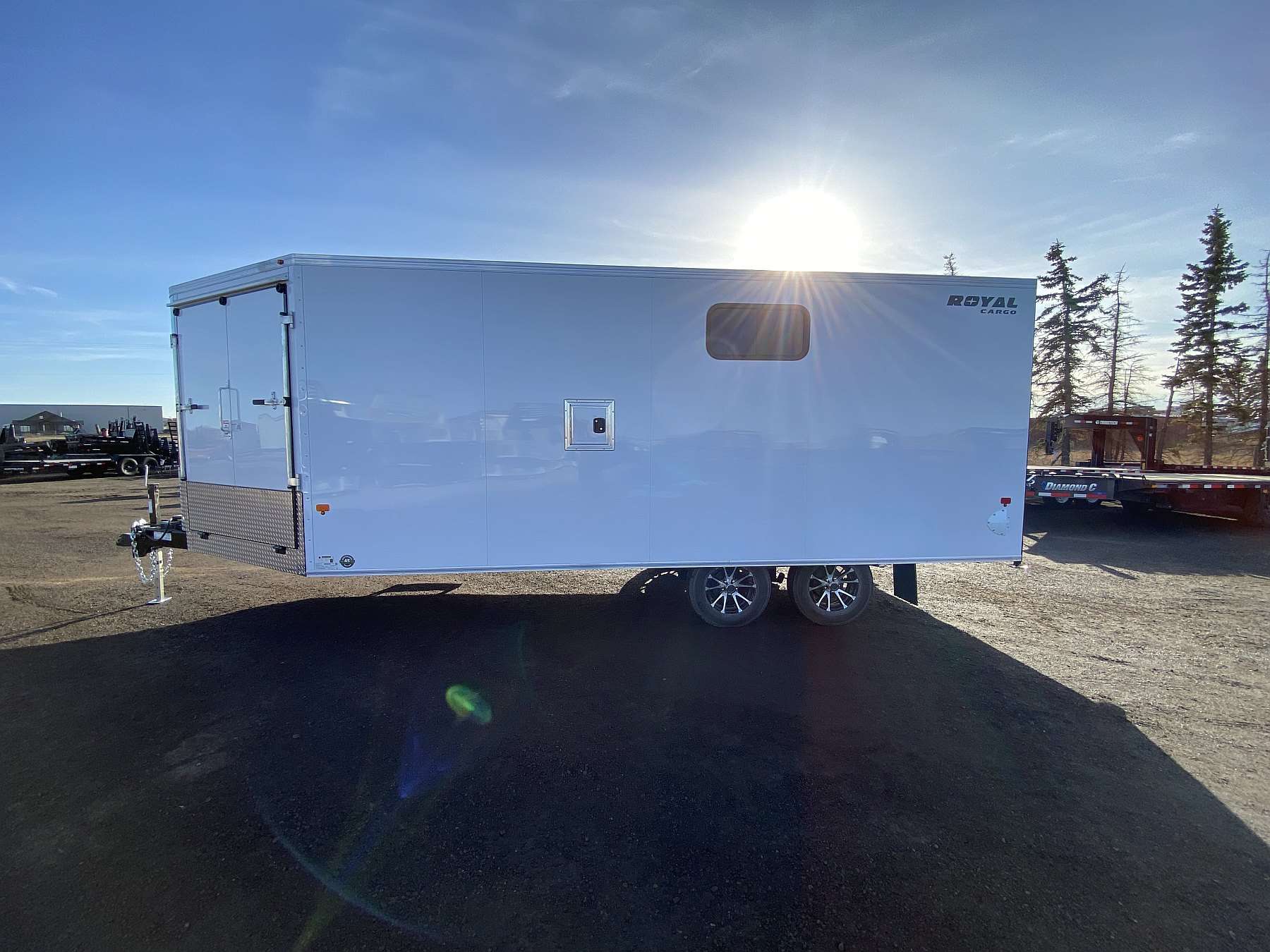 2026 Royal 8'x18' + 4' Enclosed Sled Trailer
