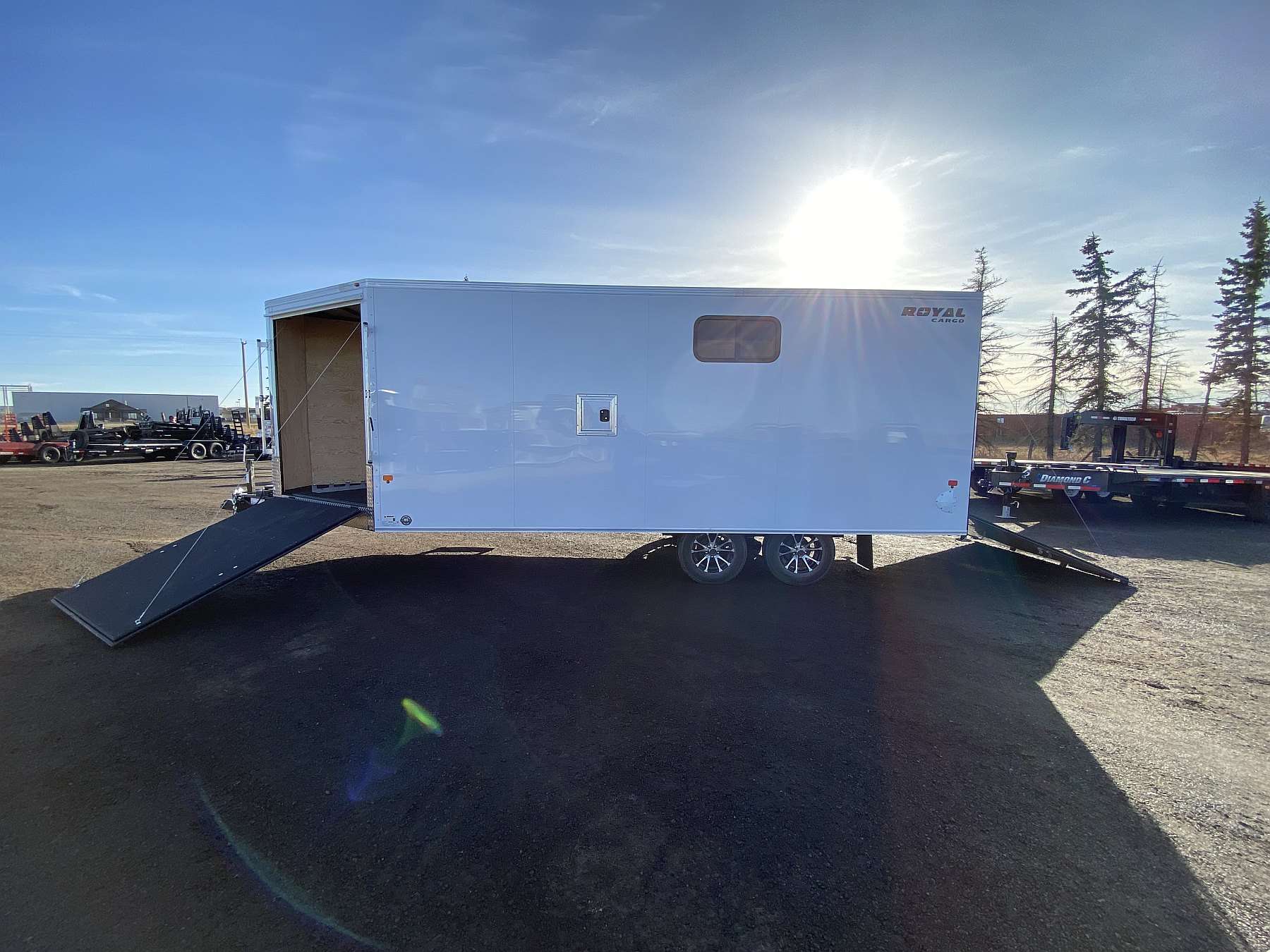 2026 Royal 8'x18' + 4' Enclosed Sled Trailer
