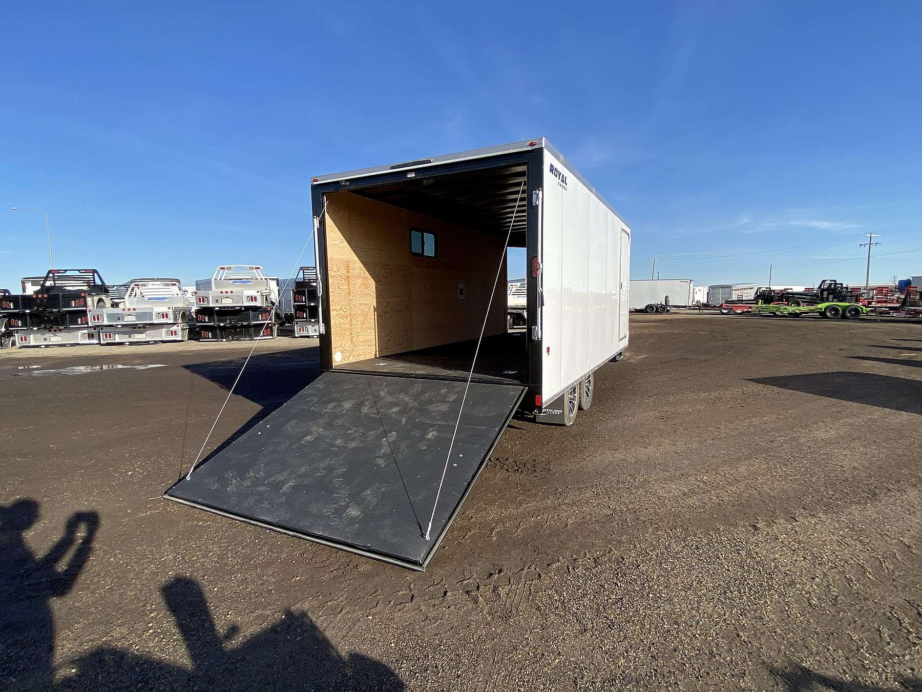 2026 Royal 8'x18' + 4' Enclosed Sled Trailer