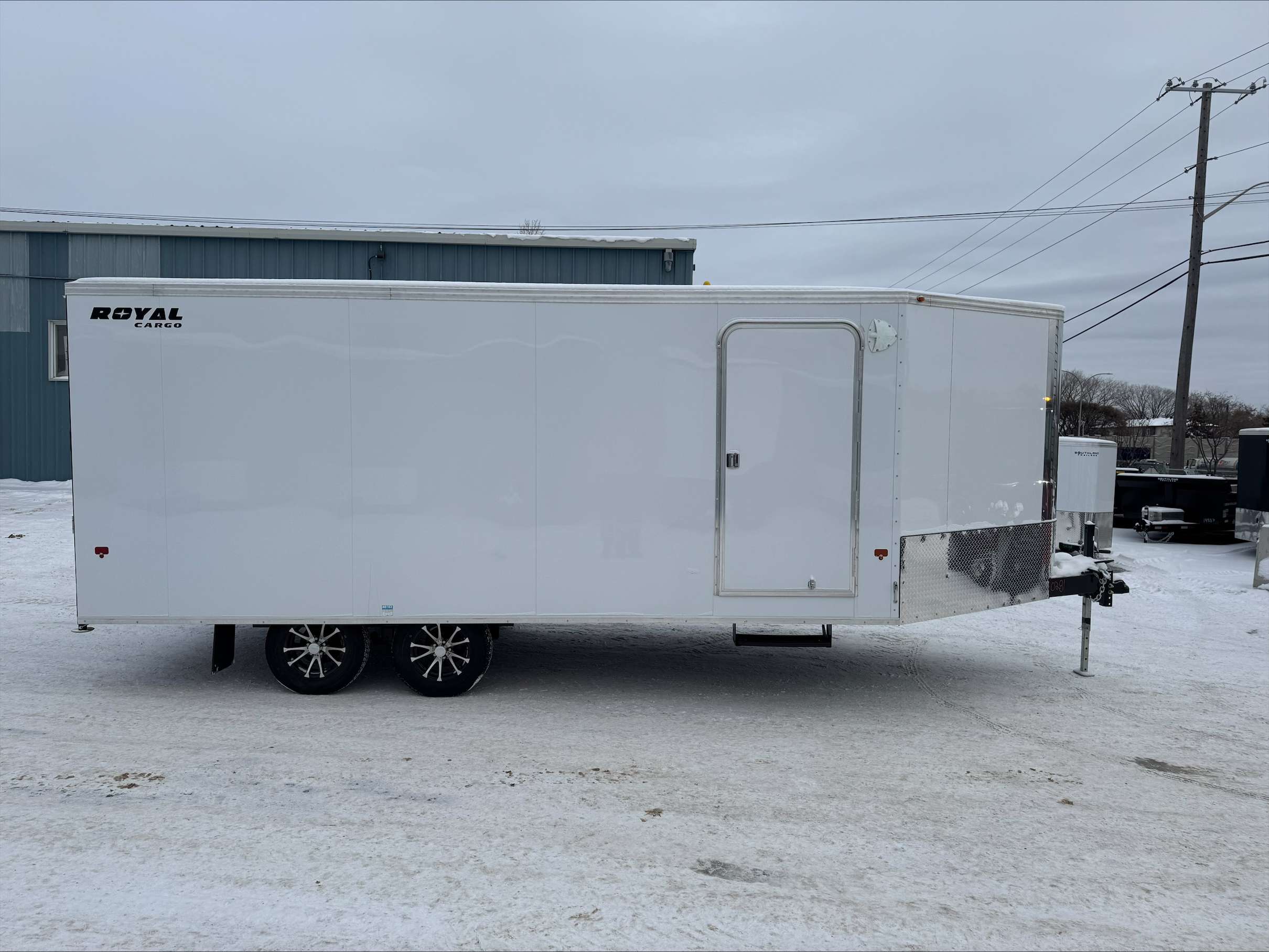 2026 Royal 8'x18' + 4' Enclosed Sled Trailer