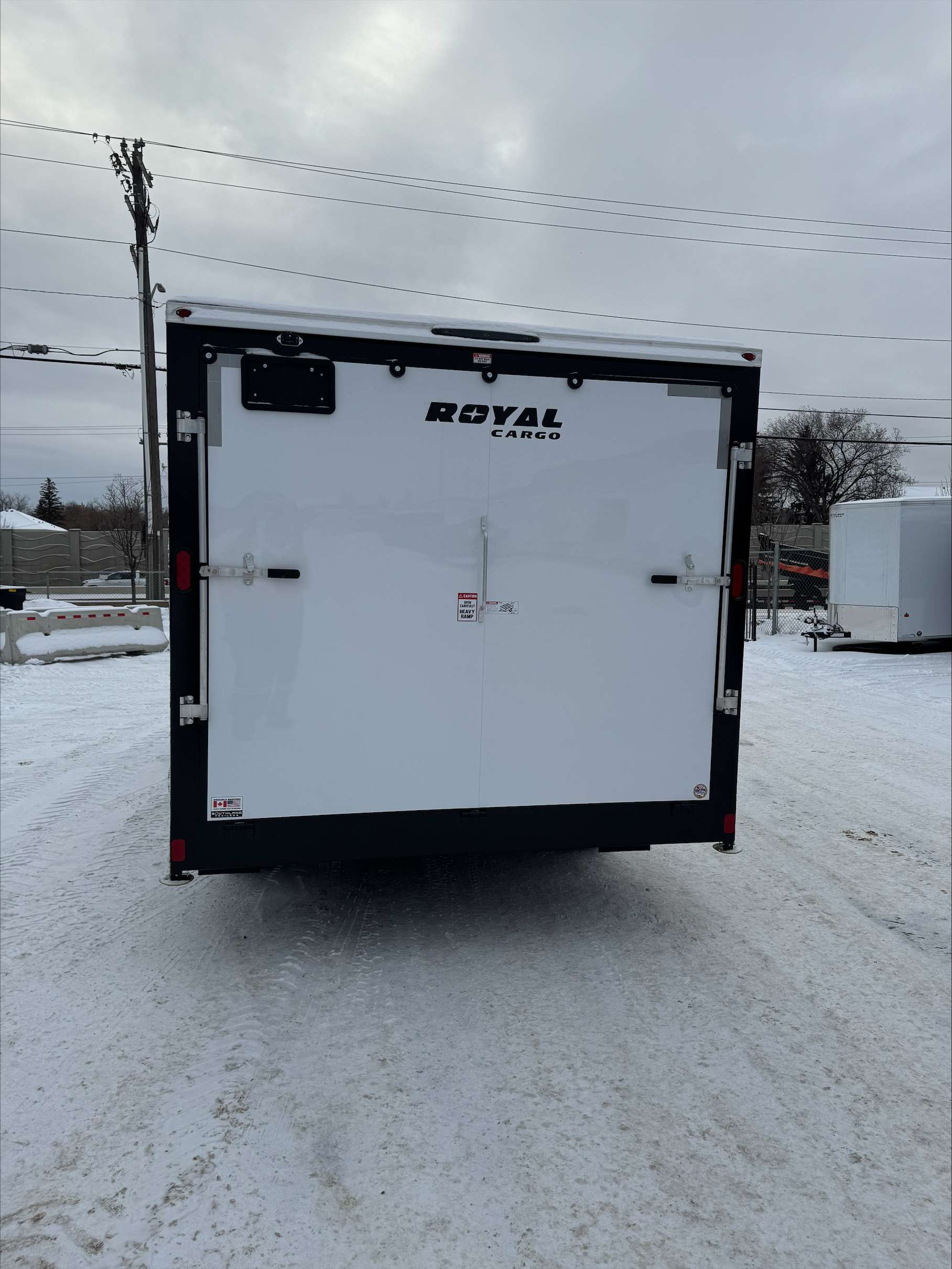 2026 Royal 8'x18' + 4' Enclosed Sled Trailer