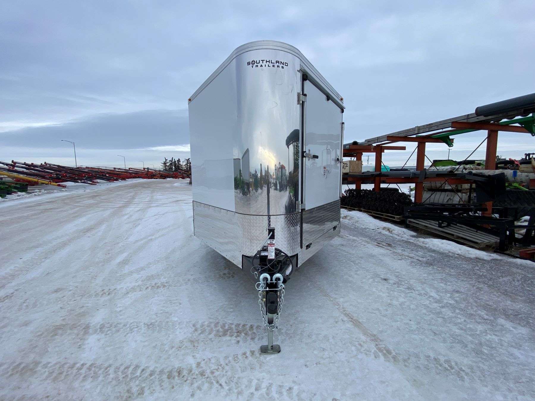 2026 Royal 8'x18' + 4' Enclosed Sled Trailer