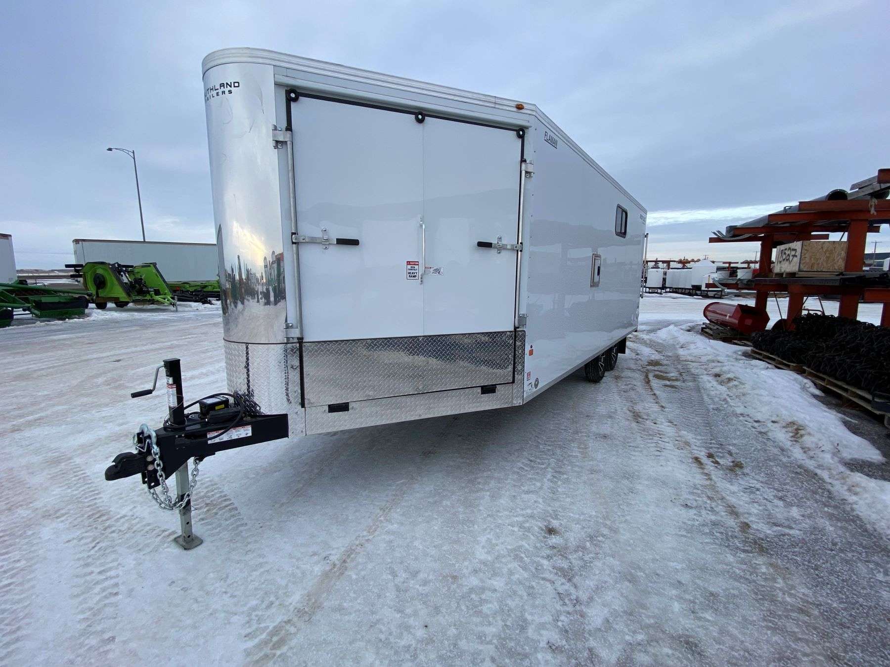 2026 Royal 8'x18' + 4' Enclosed Sled Trailer