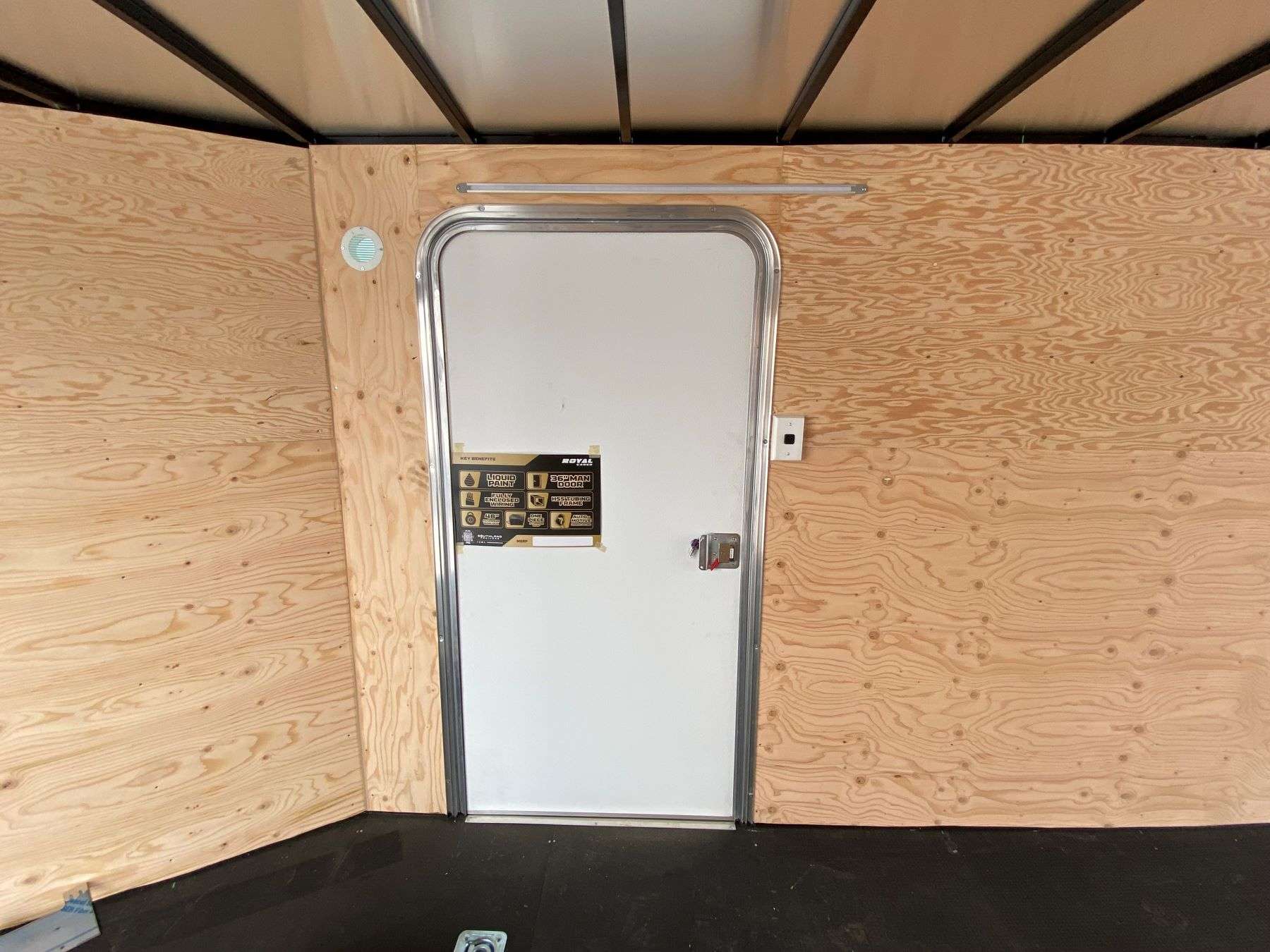 2026 Royal 8'x18' + 4' Enclosed Sled Trailer