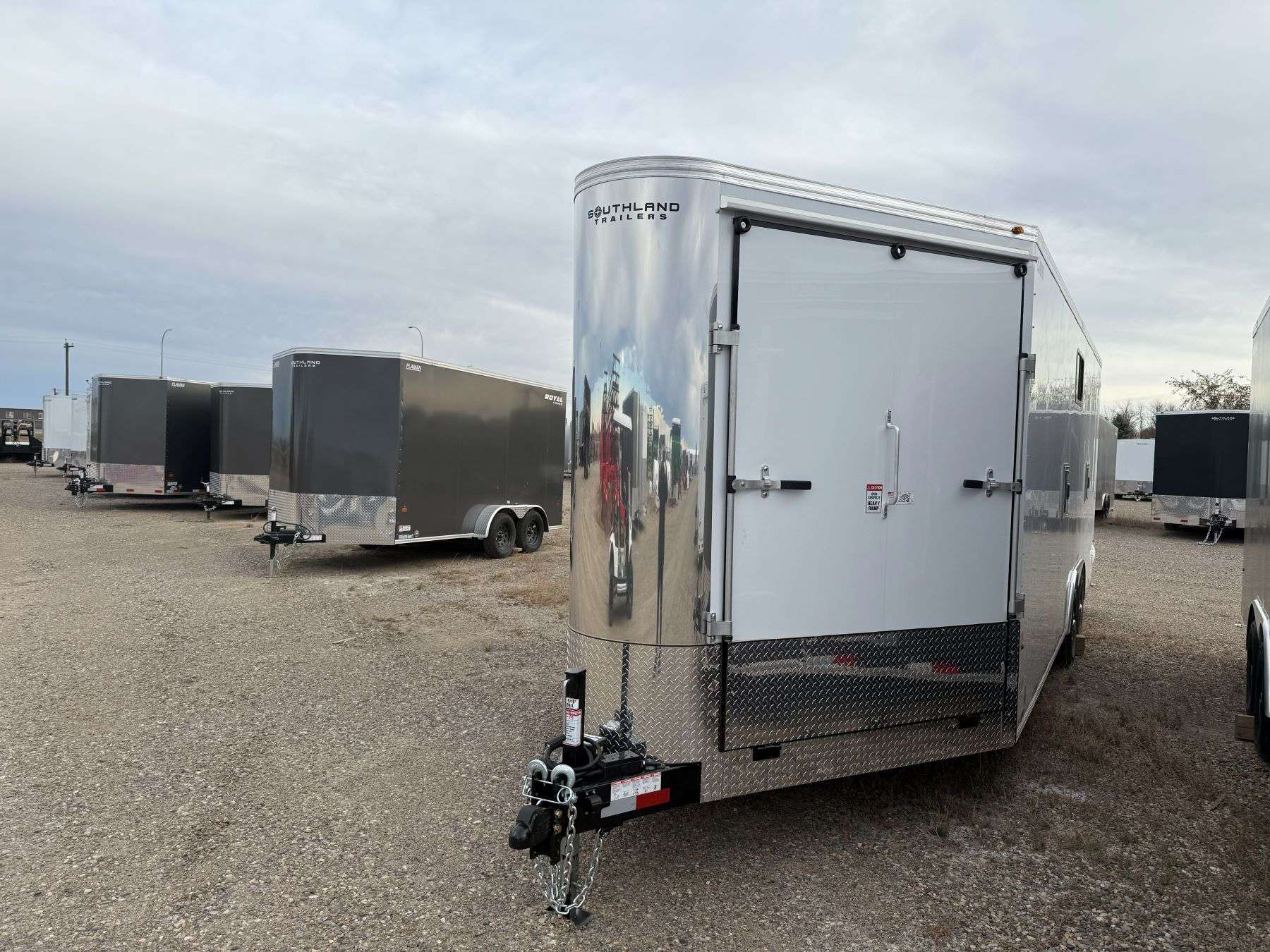 2026 Royal 8'x22' + 4' Enclosed Sled Trailer