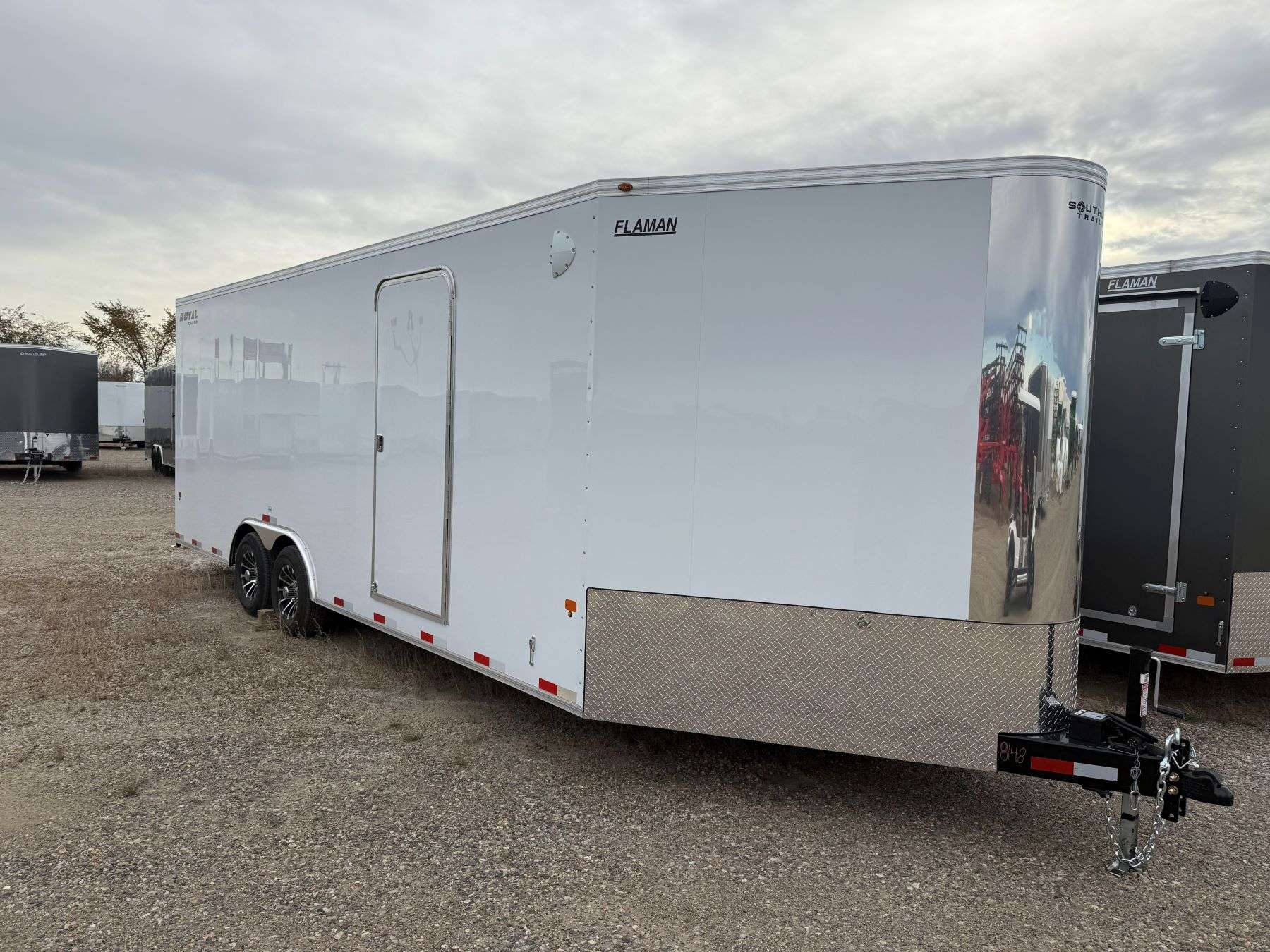 2026 Royal 8'x22' + 4' Enclosed Sled Trailer